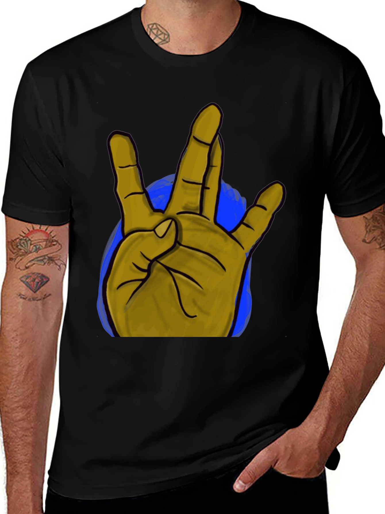 Live Long & Prosper T-Shirt - Black