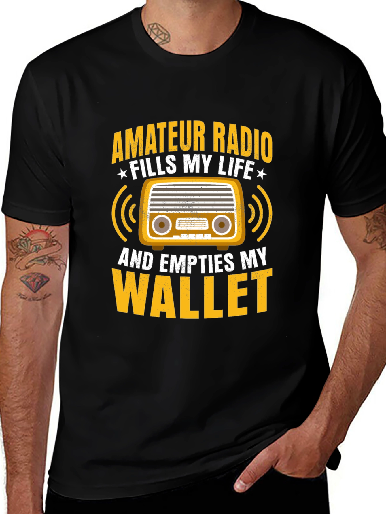 Variant 26 of Amateur Radio Fills My Life T-Shirt