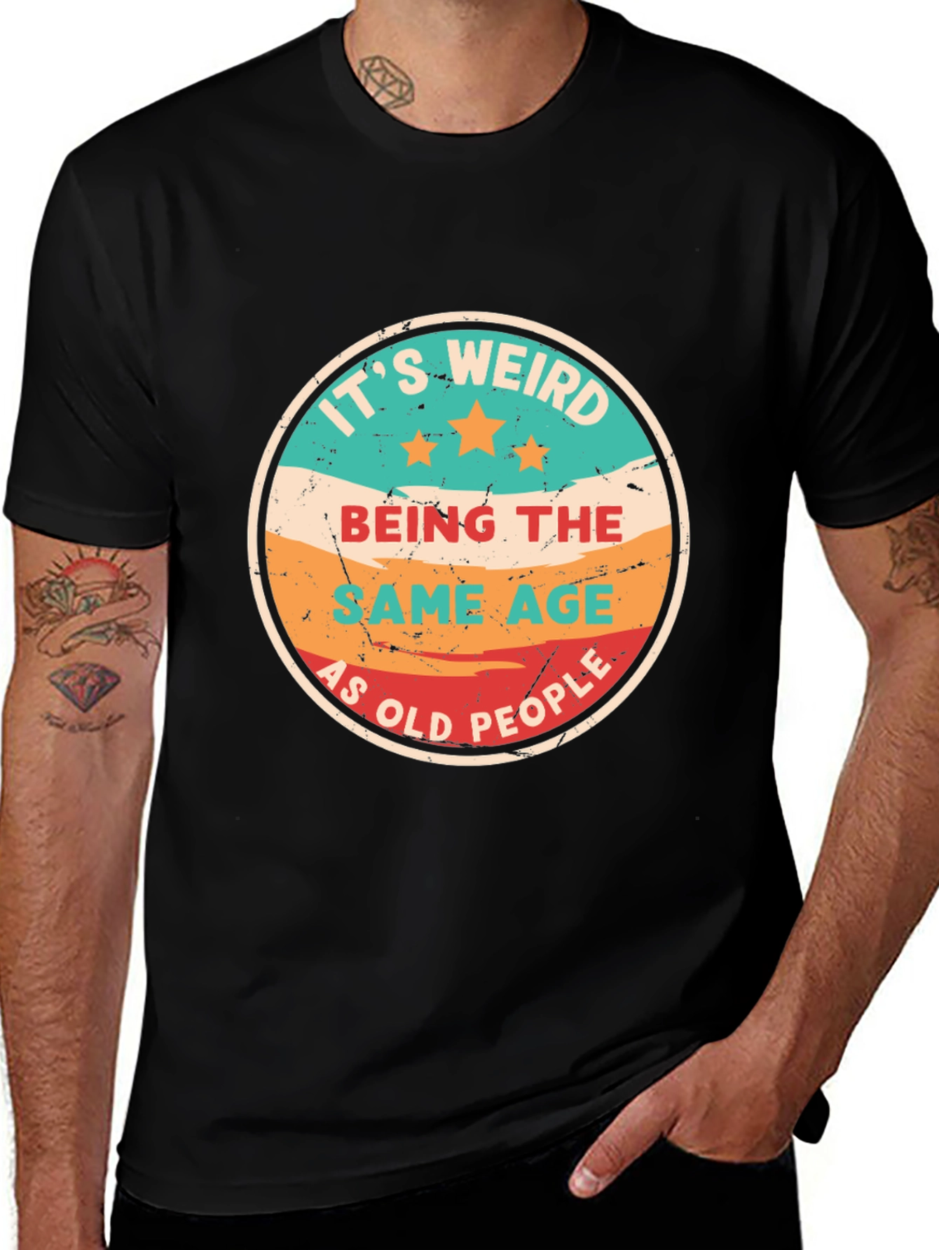 Variant 12 of It's Weird Being The Same Age As Old People T-Shirt