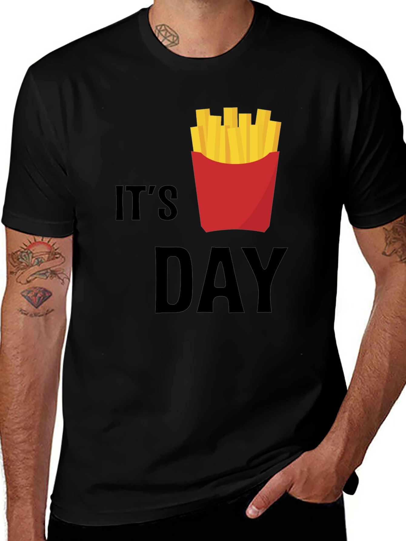 Variant 6 of It's Fry Day T-Shirt - Fun Foodie Tee