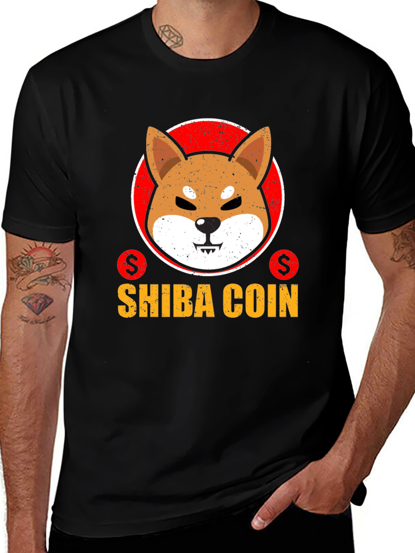 Shiba Coin Graphic T-Shirt - Crypto Meme Tee
