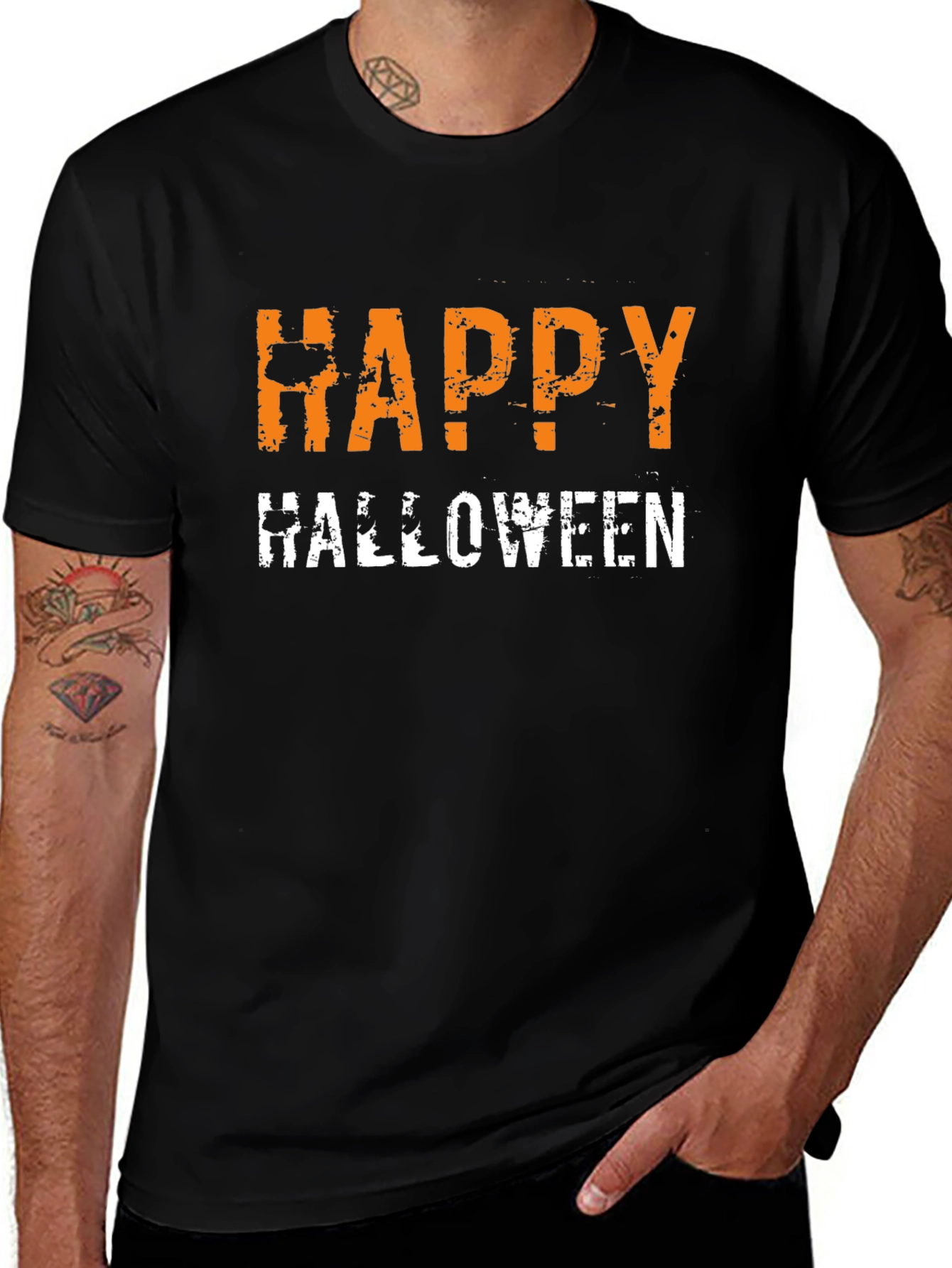 Variant 4 of Happy Halloween Graphic T-Shirt