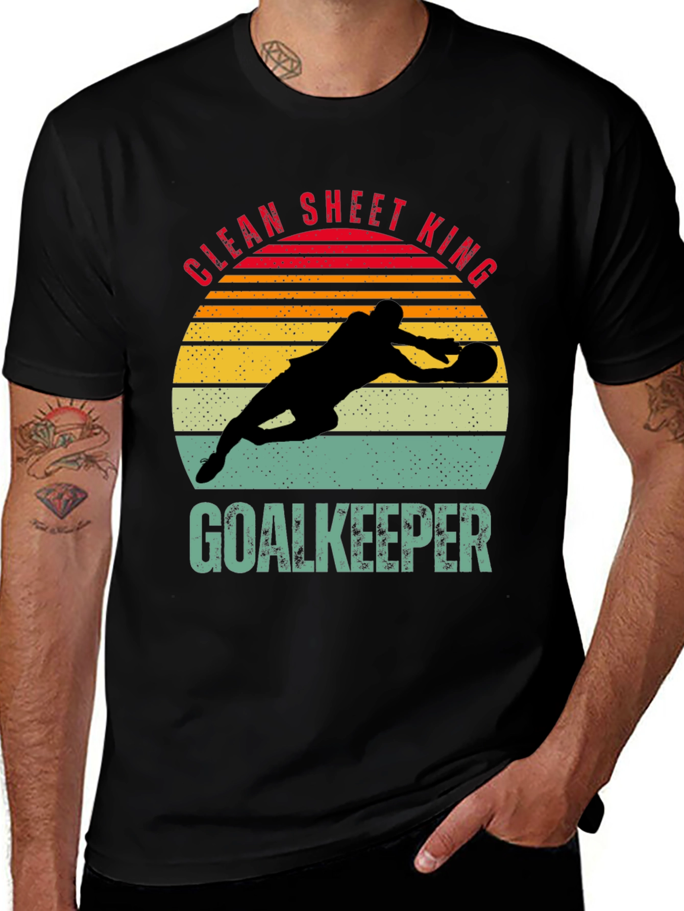 Clean Sheet King Goalkeeper T-Shirt
