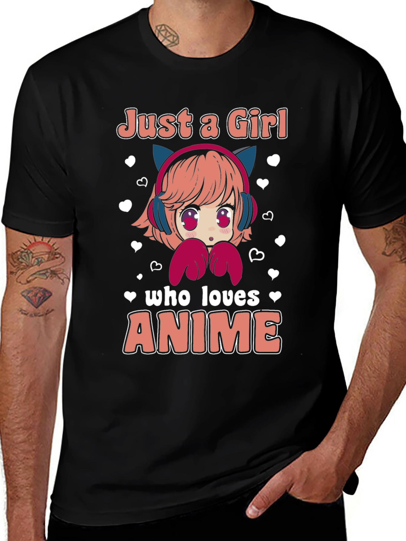 Variant 6 of Anime Lover Girl's T-Shirt