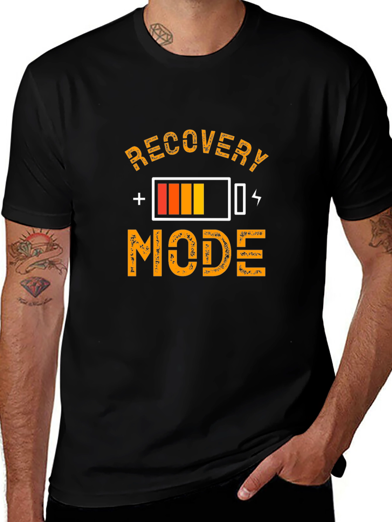 Variant 8 of Recovery Mode Graphic Tee - Relax & Recharge