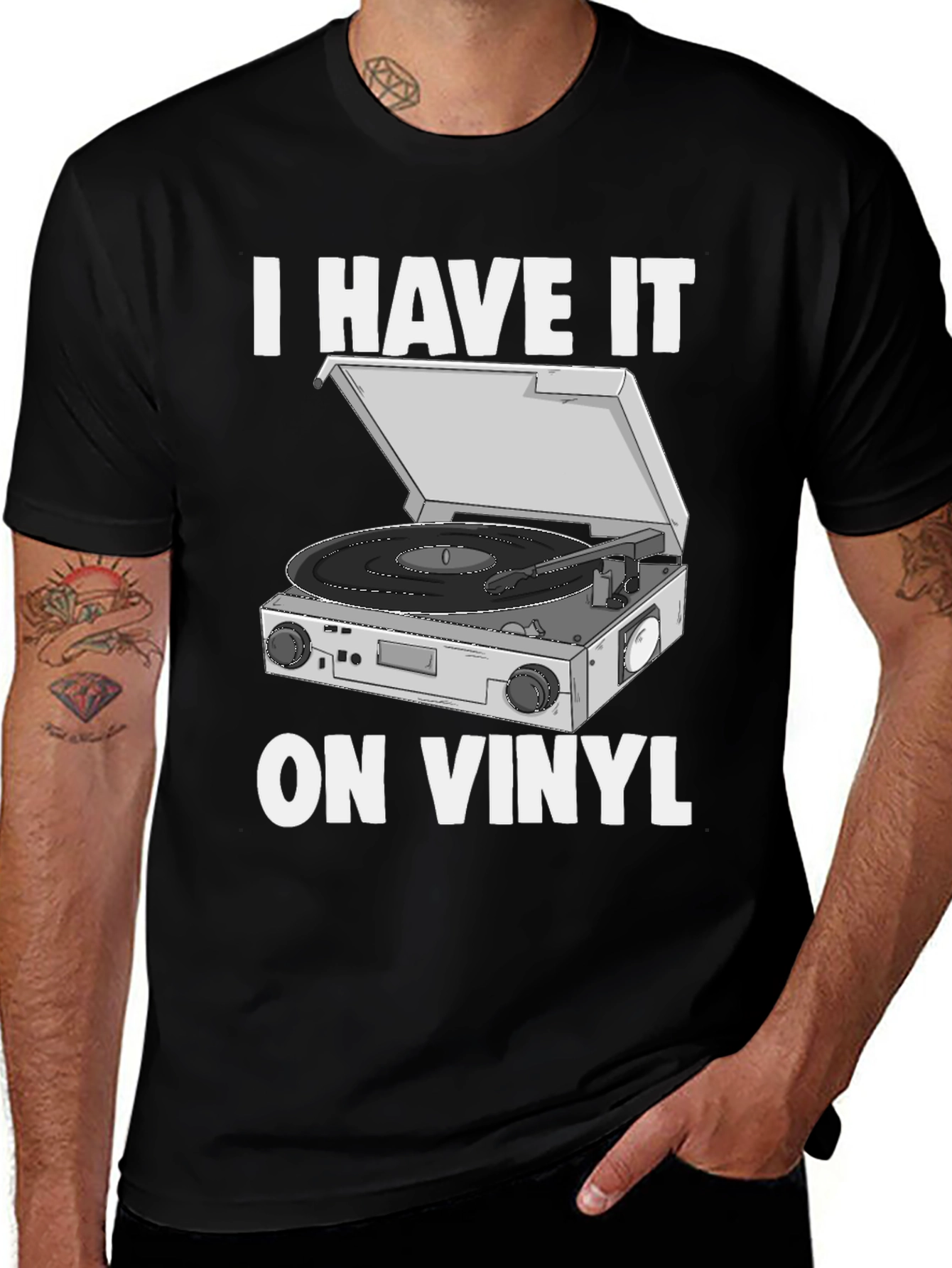 Variant 15 of I Have It On Vinyl Graphic T-Shirt