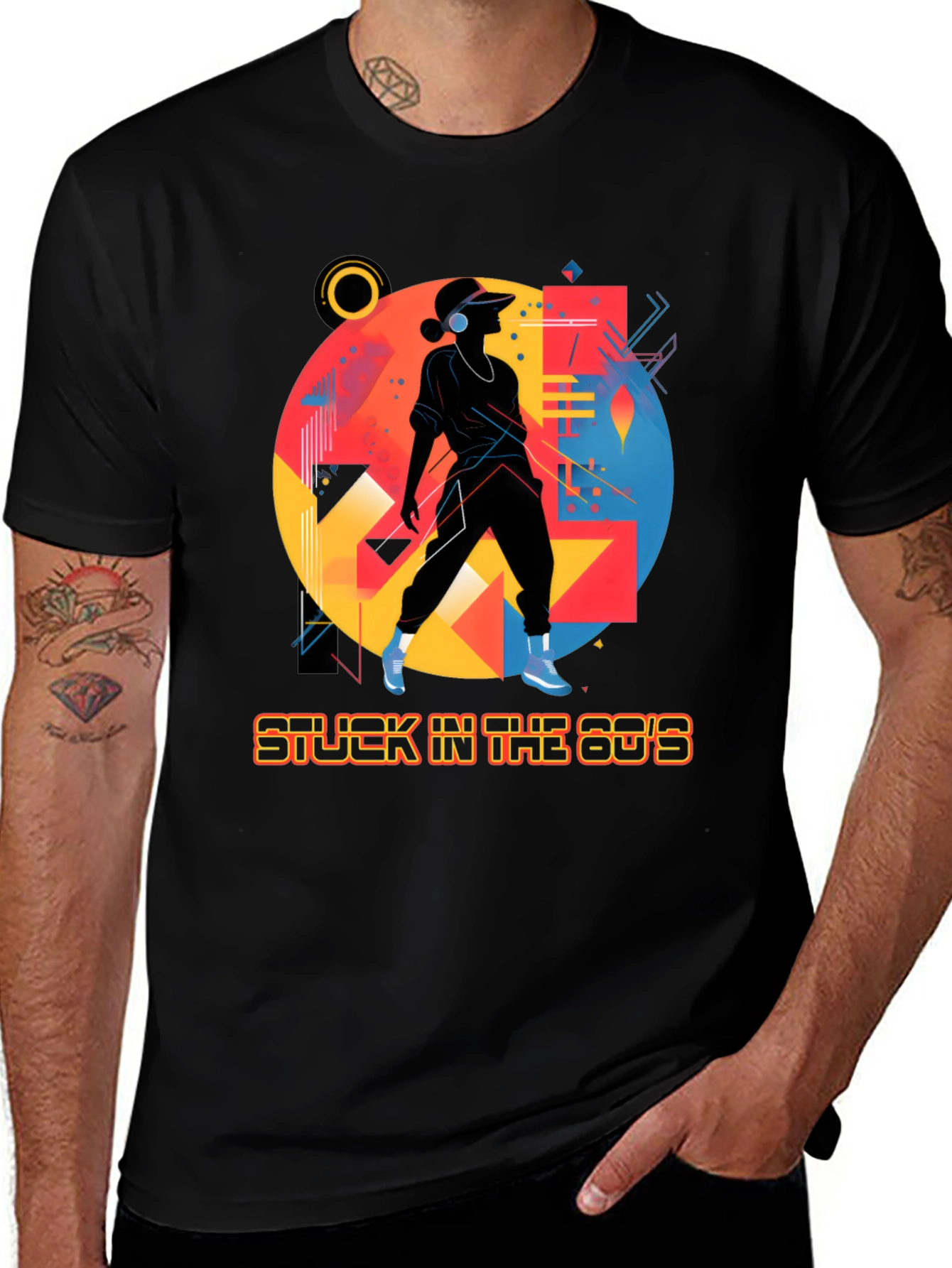 Variant 11 of Stuck in the 80s Retro Graphic T-Shirt
