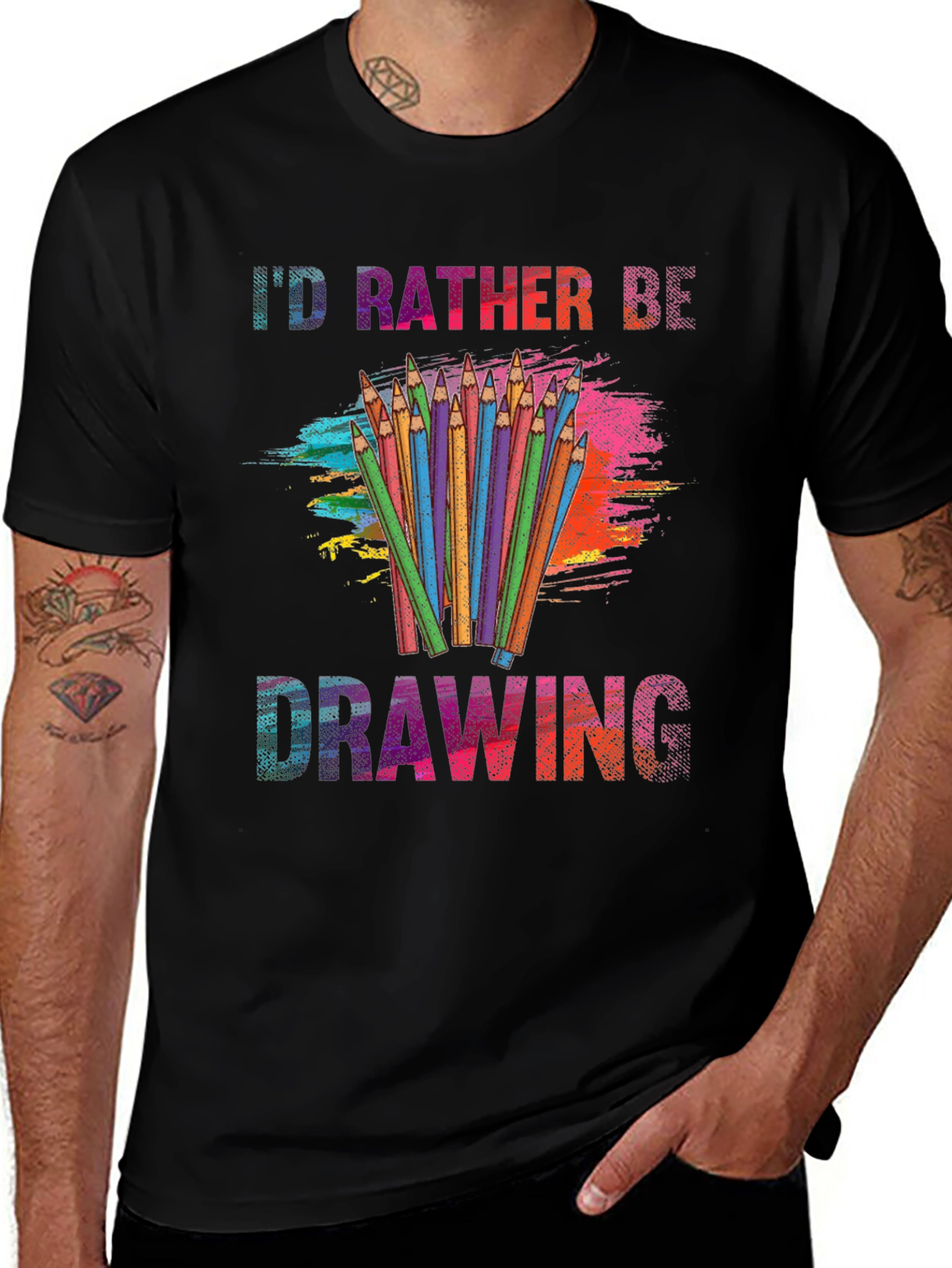 I'd Rather Be Drawing T-Shirt
