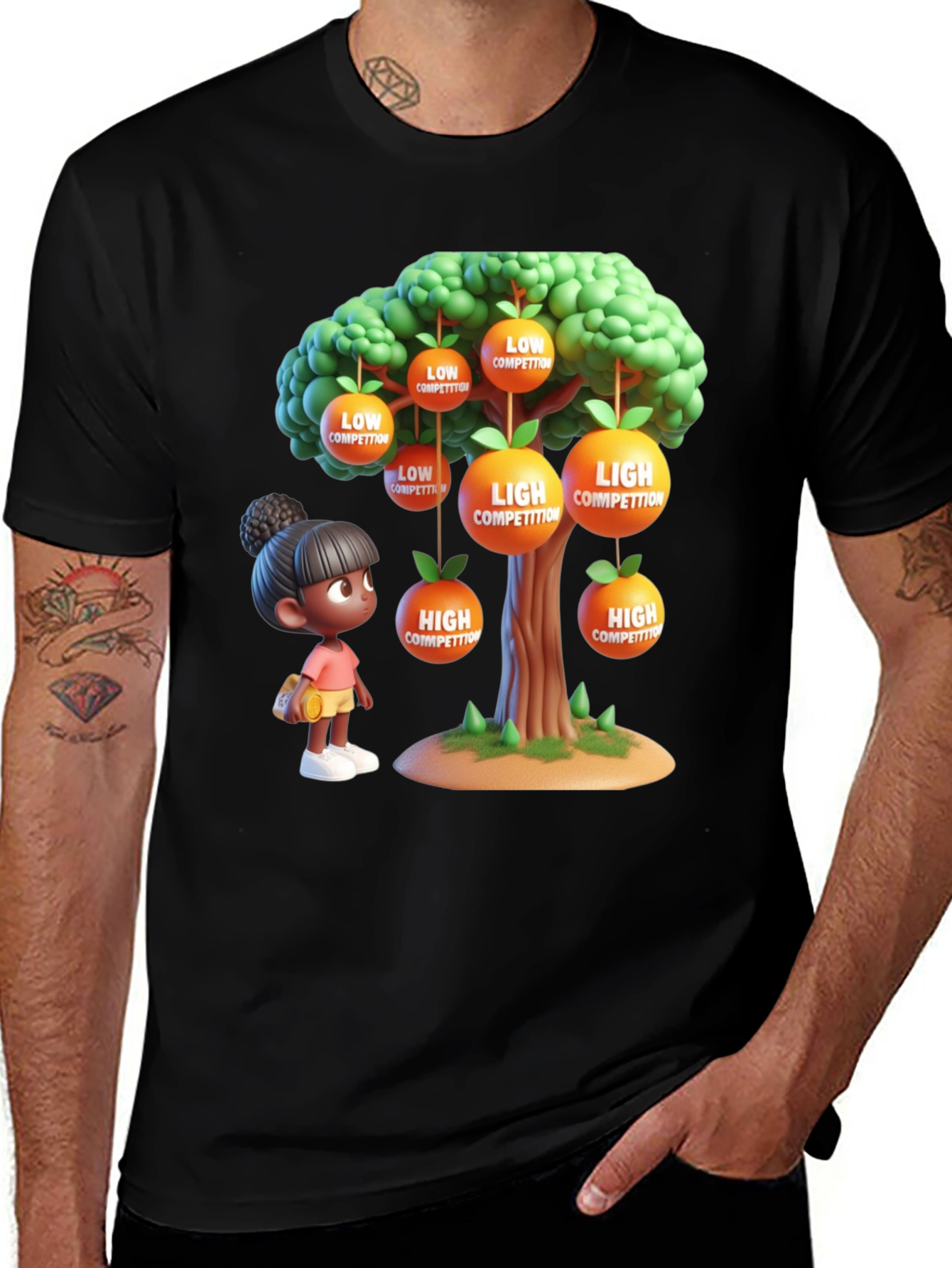 Variant 2 of Competition Tree Graphic Tee