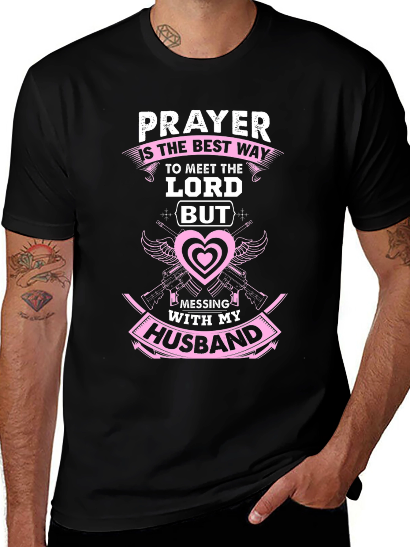 Variant 4 of Prayer Husband T-Shirt