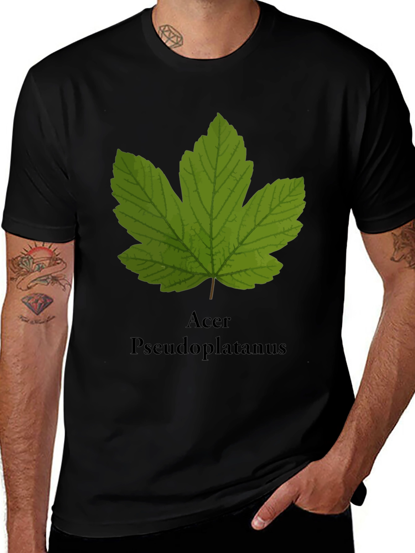 Maple Leaf Acer T-Shirt - Nature Botanical Tee
