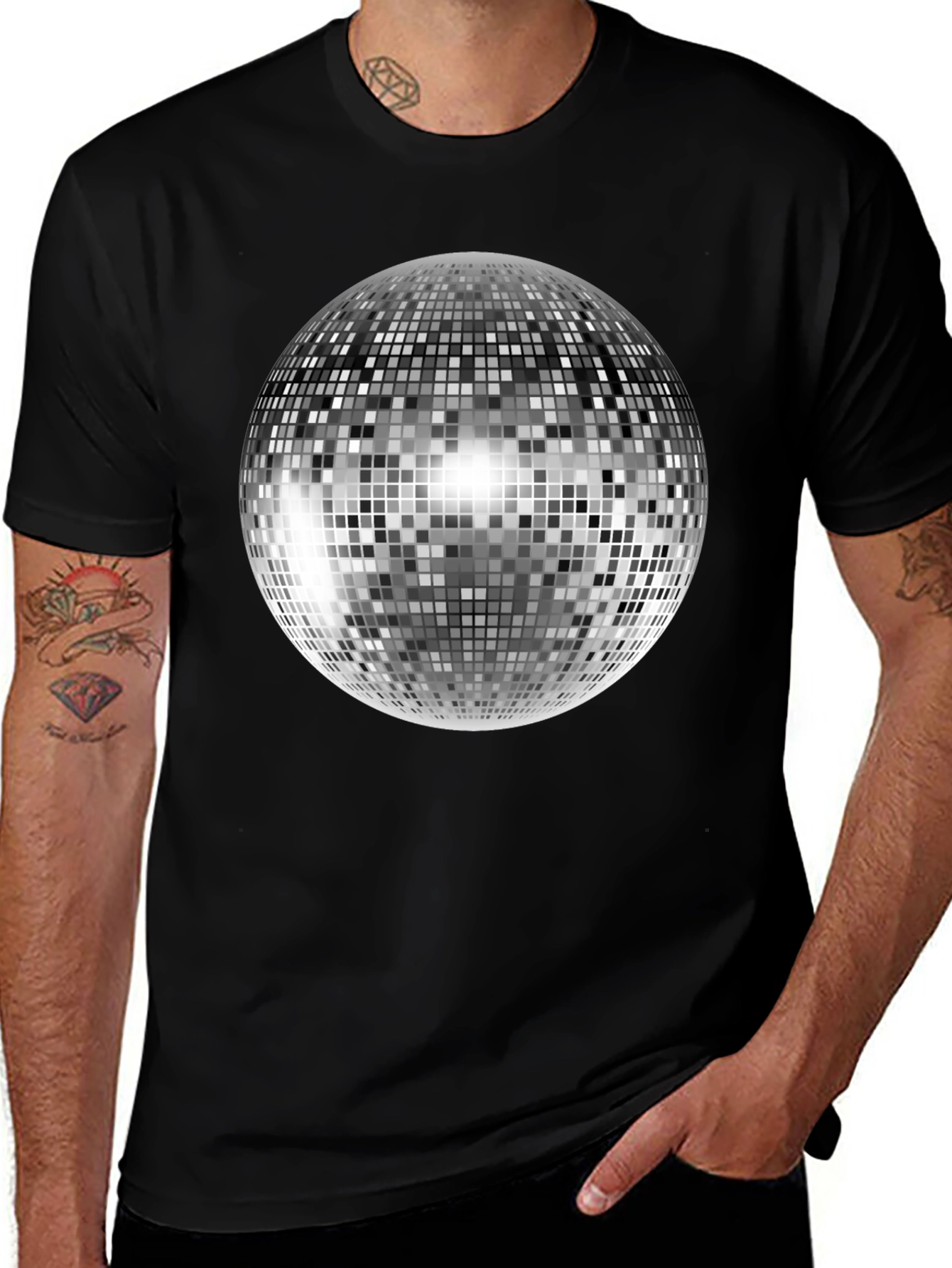 Variant 10 of Disco Ball T-Shirt - Shiny & Stylish Party Tee