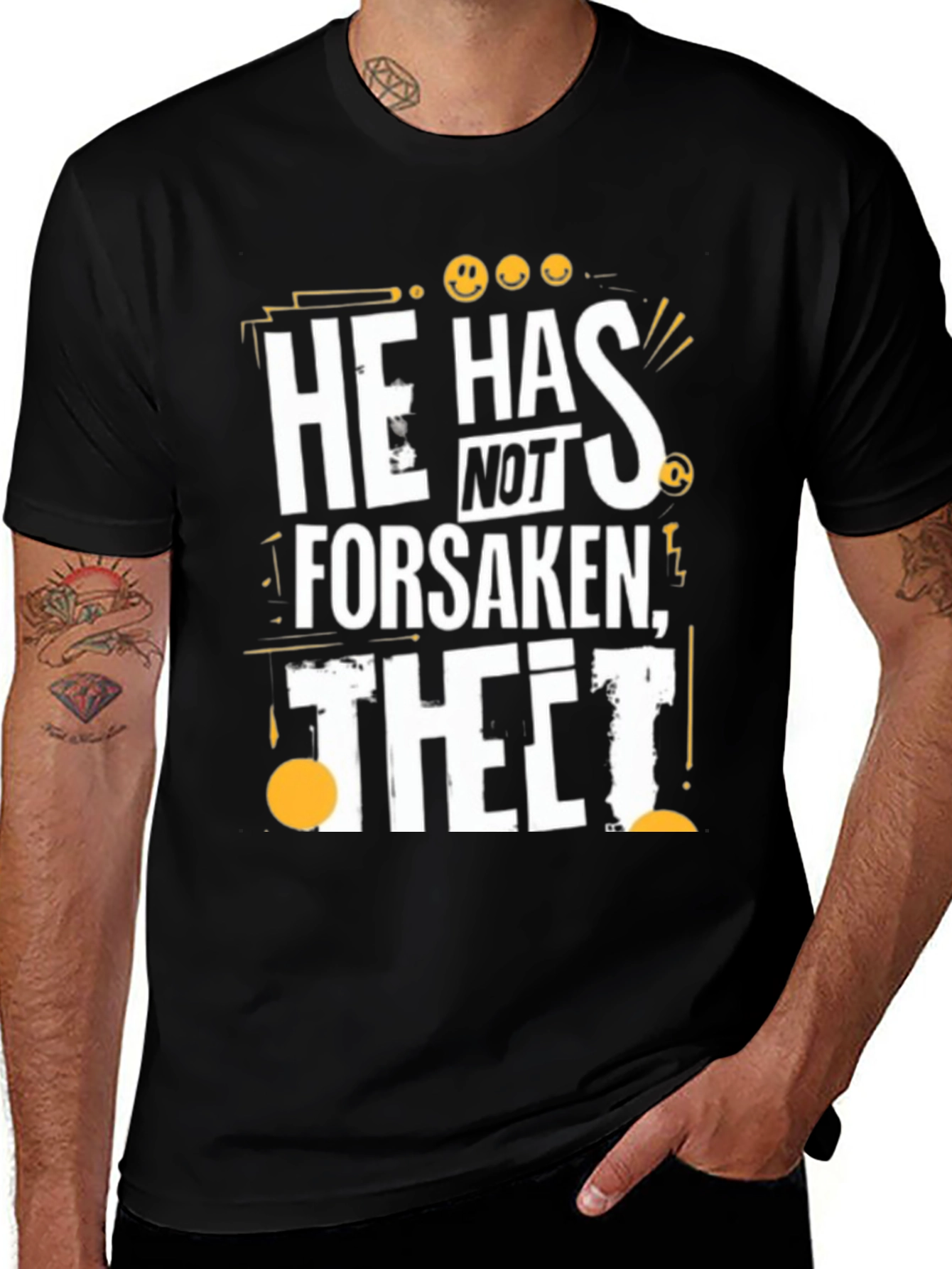 Variant 22 of He Has Not Forsaken, Thet! Graphic T-Shirt