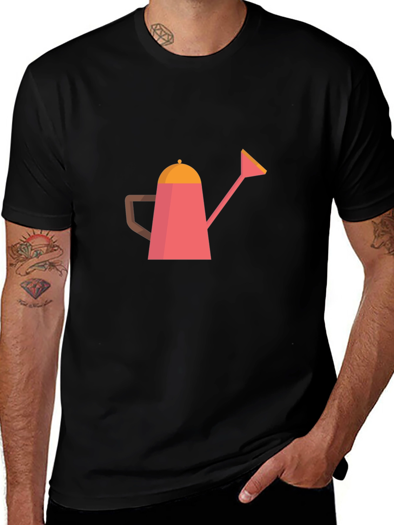 Variant 28 of Watering Can Graphic Tee - Stylish Garden Lover Shirt