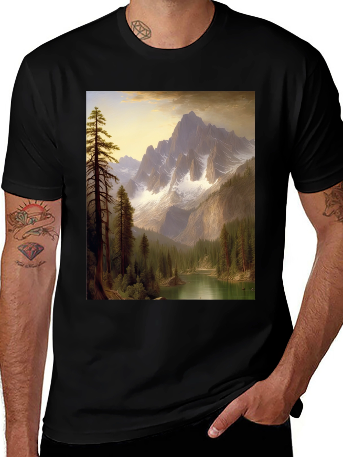 Variant 25 of Mountain Lake Graphic Tee