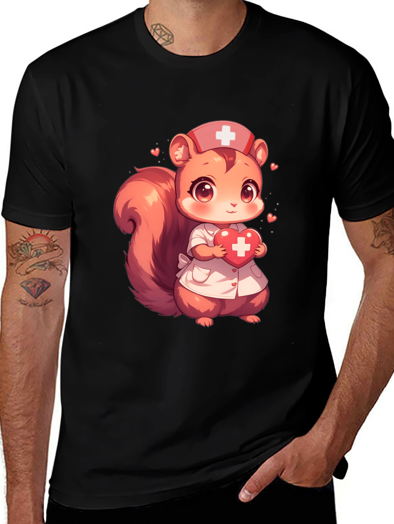 Variant 4 of Nurse Squirrel T-Shirt