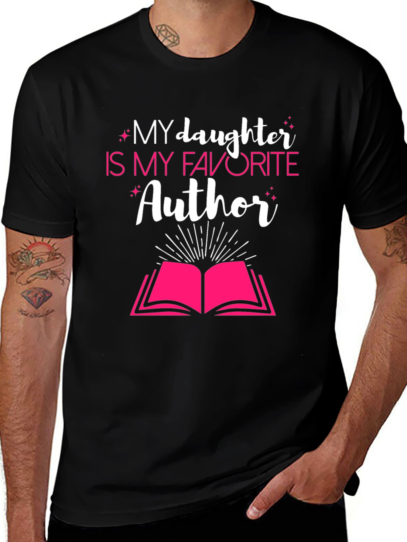 Variant 4 of My Daughter is My Favorite Author T-Shirt