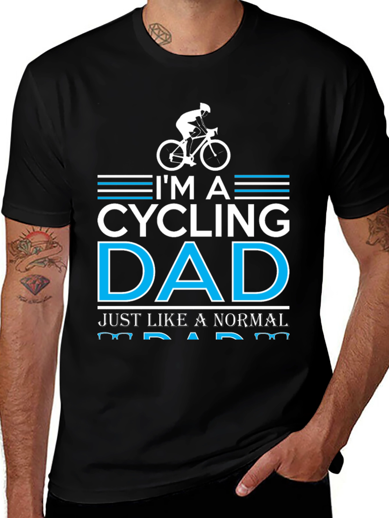 Variant 6 of Cycling Dad T-Shirt