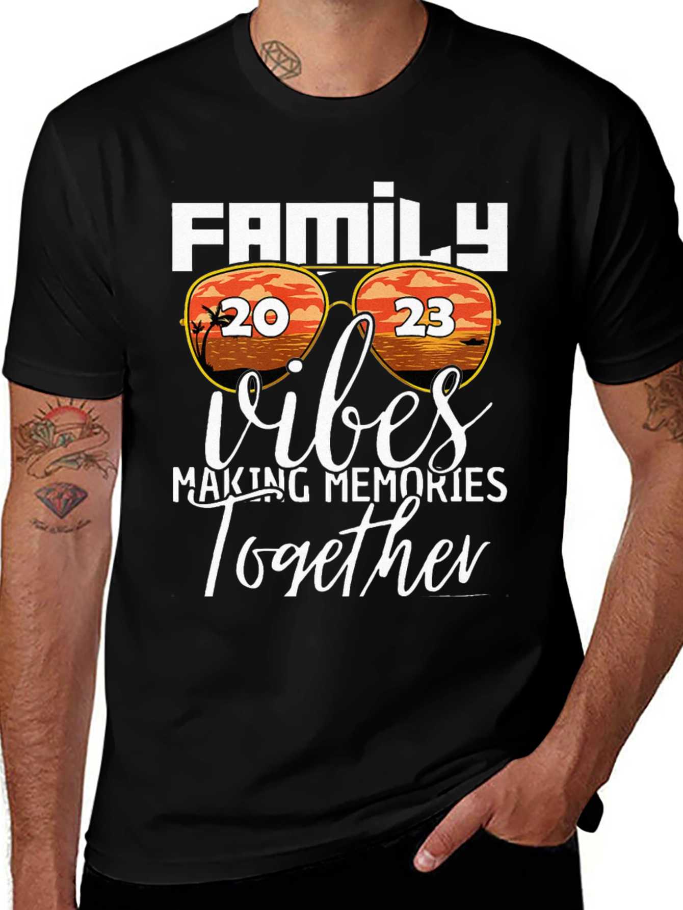 Variant 12 of Family Vibes 2023 T-Shirt - Making Memories Together
