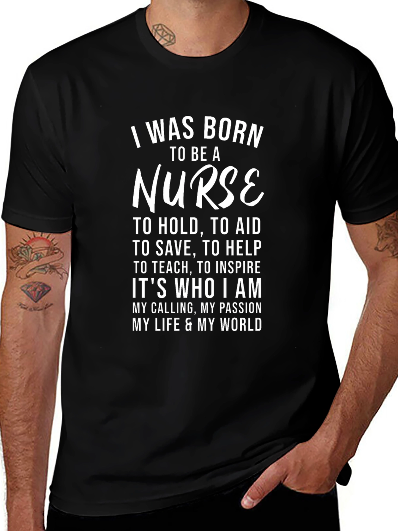 Born to Be a Nurse T-Shirt: Passionate Healthcare Apparel