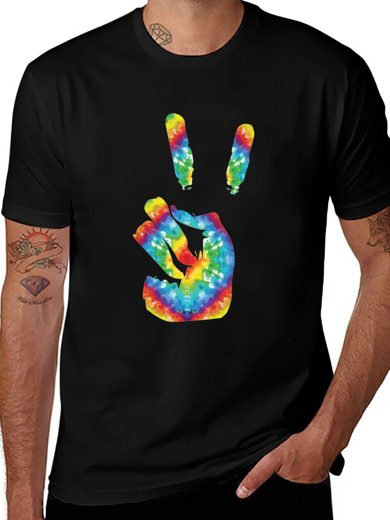 Variant 24 of Peace Sign Tie Dye T-Shirt - Retro Vibe