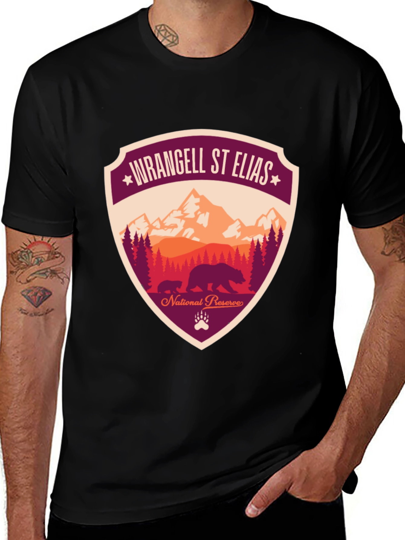 Variant 8 of Wrangell St Elias National Reserve T-Shirt
