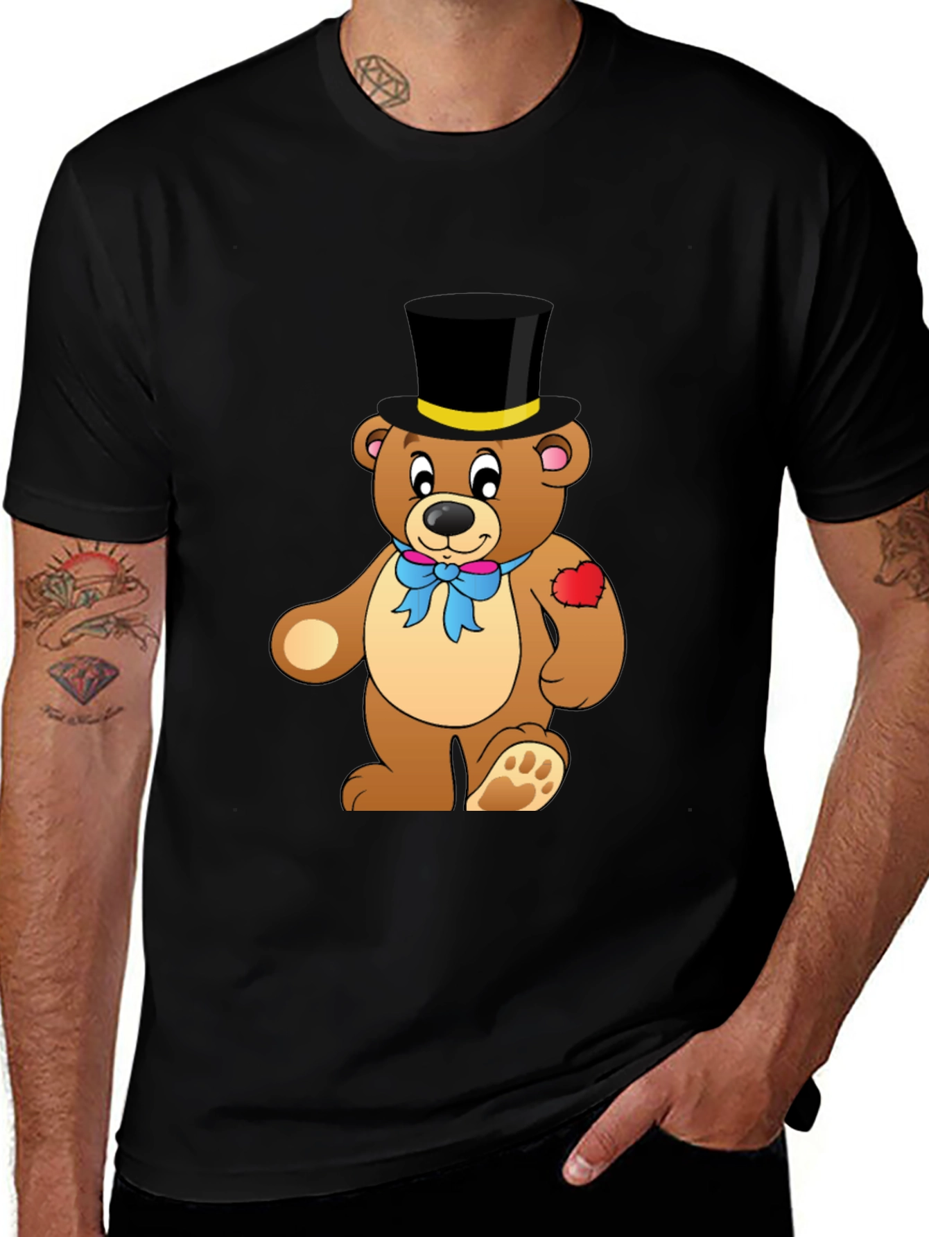 Variant 2 of Teddy Bear Top Hat T-Shirt