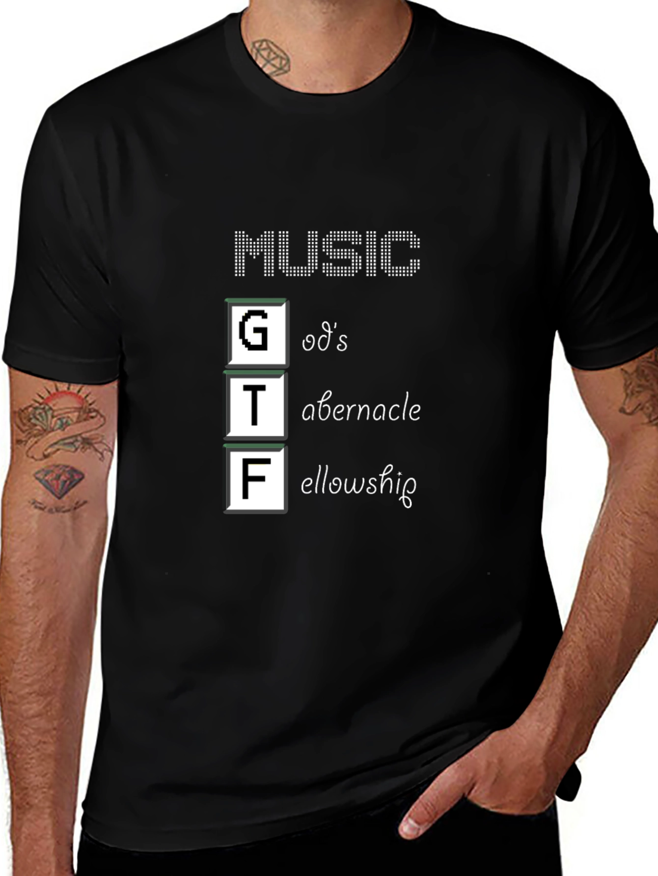 GTF Music Graphic Tee - God's Tabernacle Fellowship
