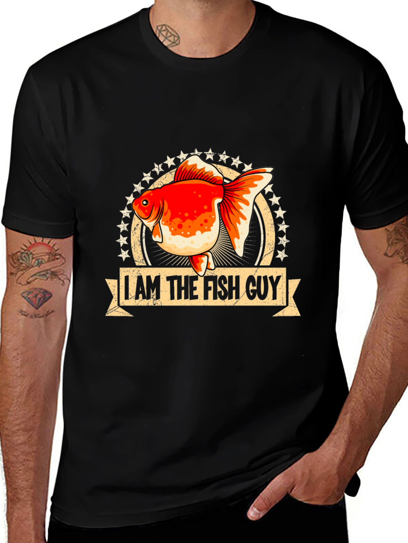 Variant 16 of I Am The Fish Guy T-Shirt
