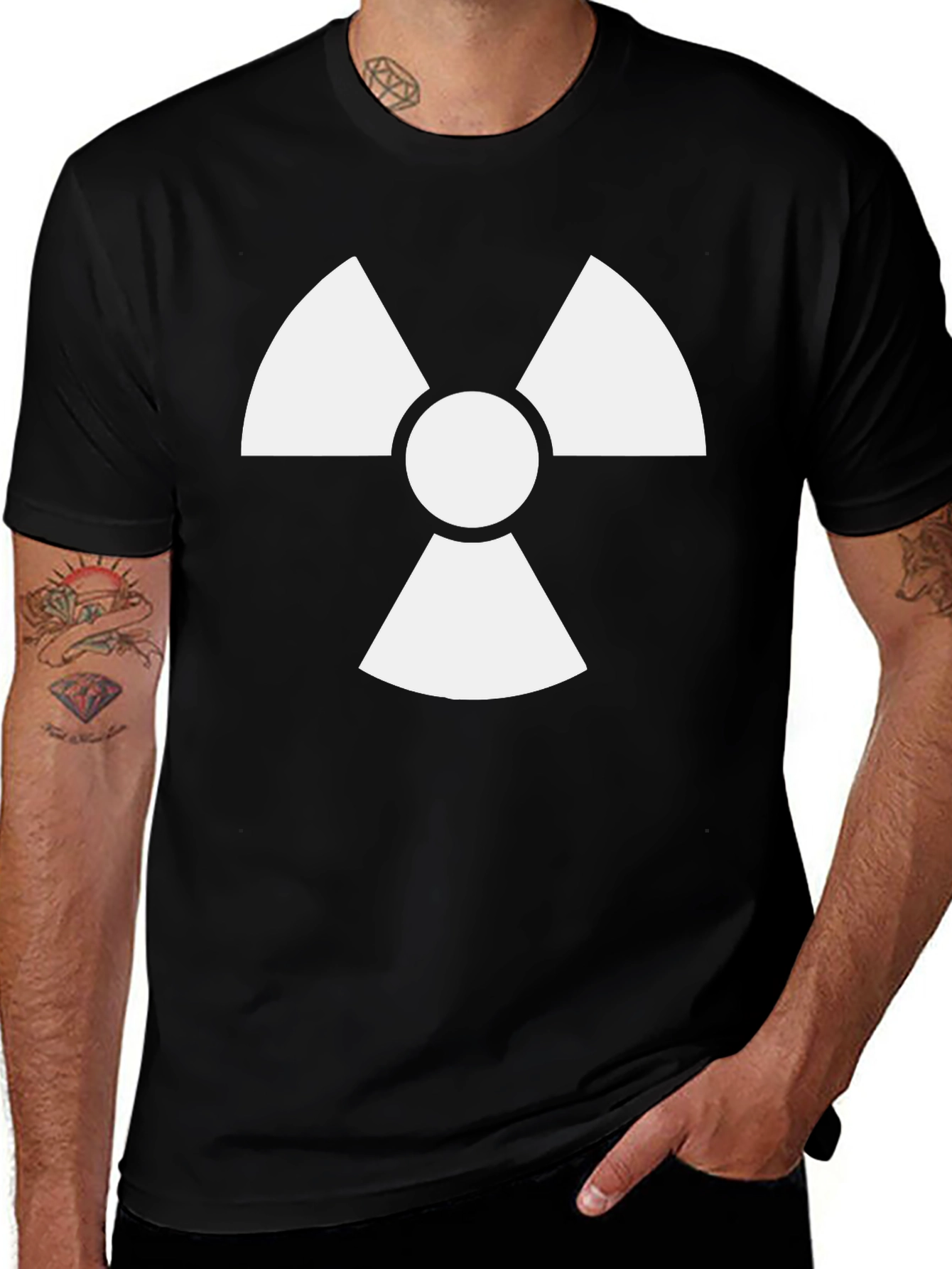 Radioactive Symbol Black T-Shirt