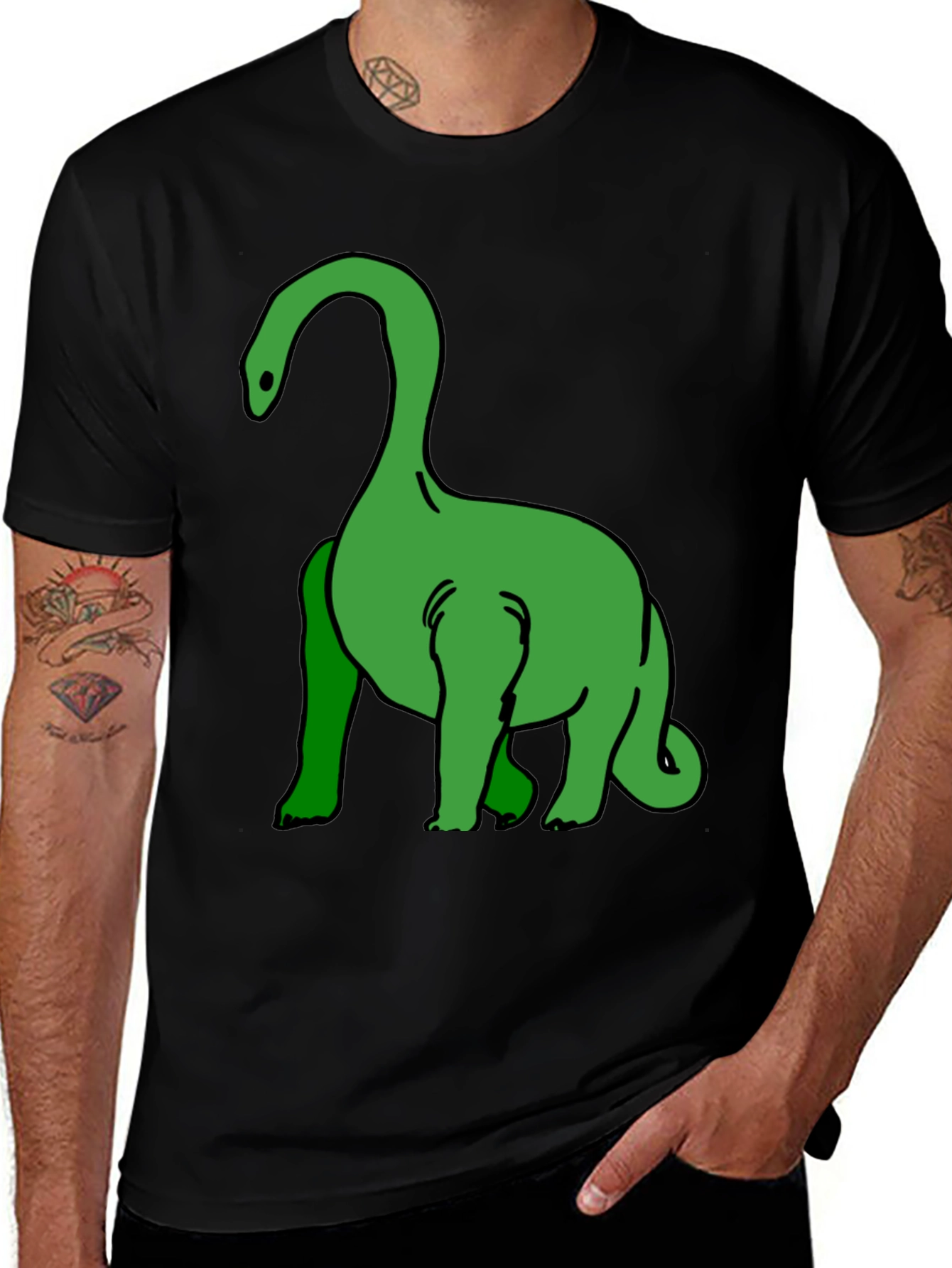 Variant 27 of Dino Graphic Tee - Short Sleeve Crew Neck