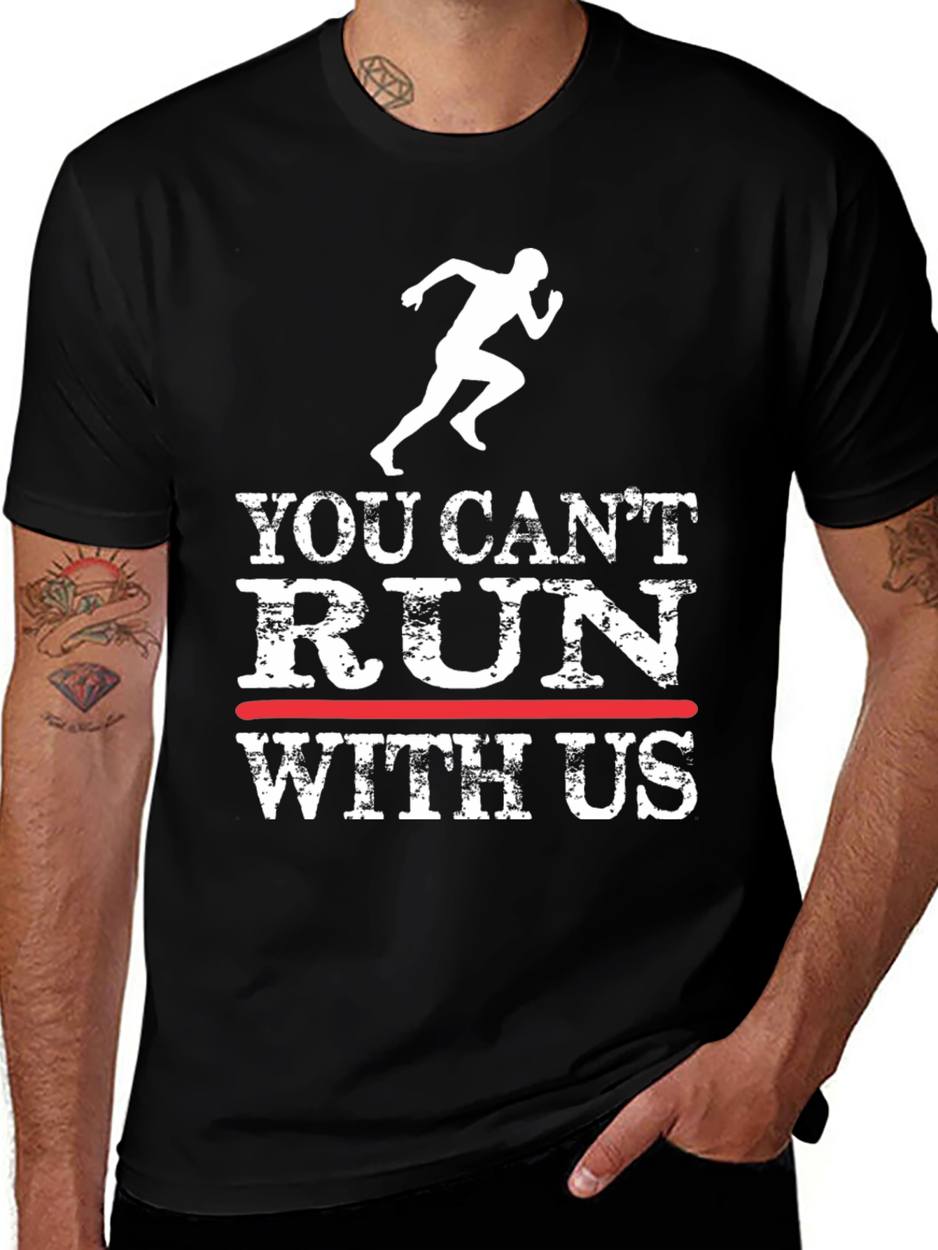 Variant 30 of You Can't Run With Us Graphic Tee