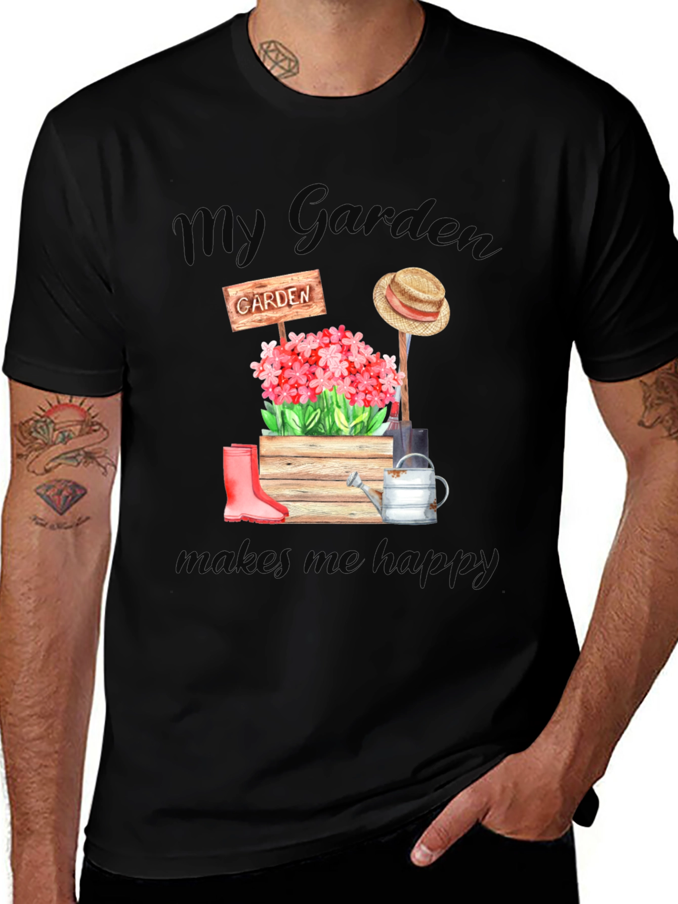 Variant 23 of My Garden Makes Me Happy T-Shirt