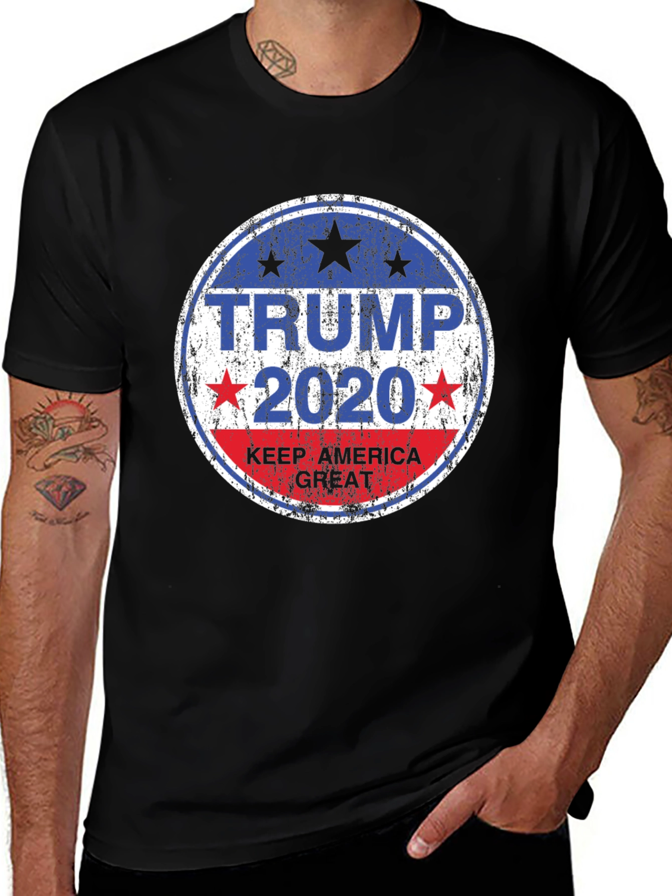 Trump 2020 Graphic Tee - Keep America Great