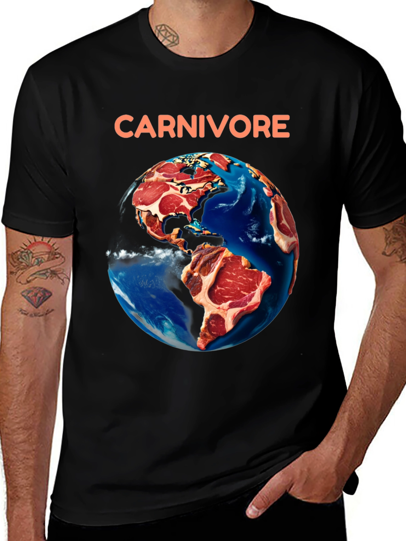 Carnivore Earth Graphic T-Shirt