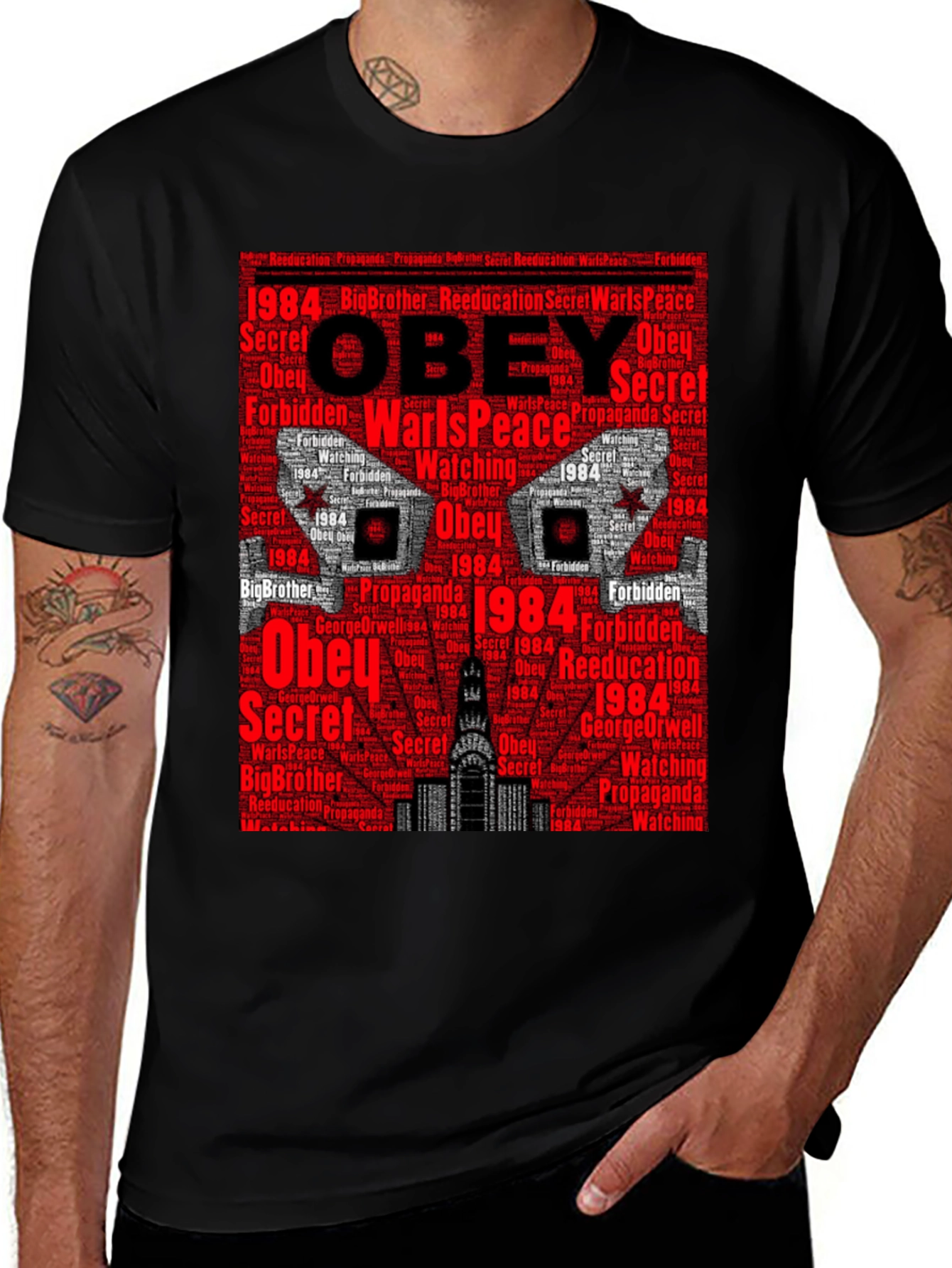 Obey 1984 T-Shirt - Orwellian Style