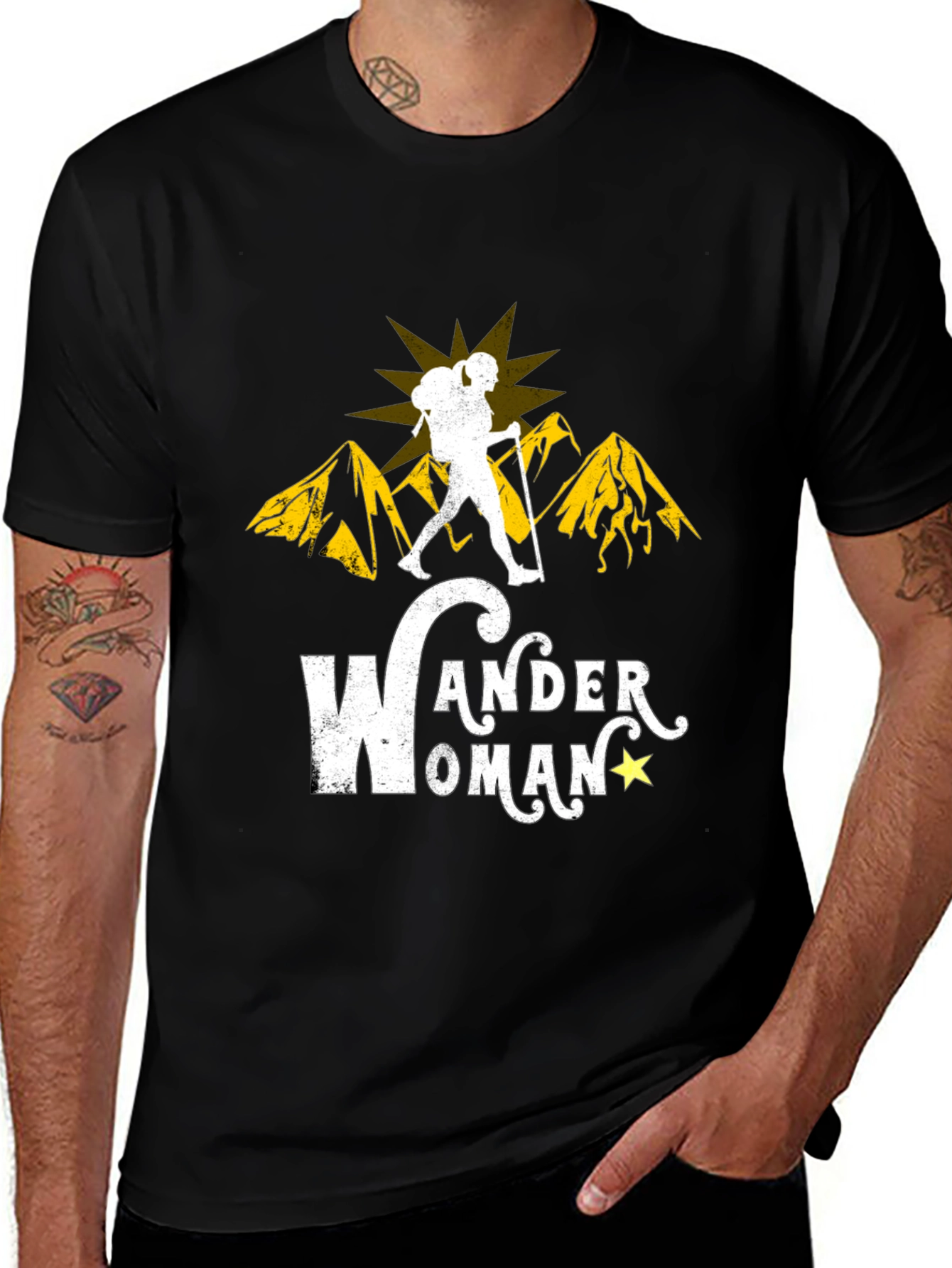 Variant 20 of Wander Woman T-Shirt - Hiking Adventure Tee