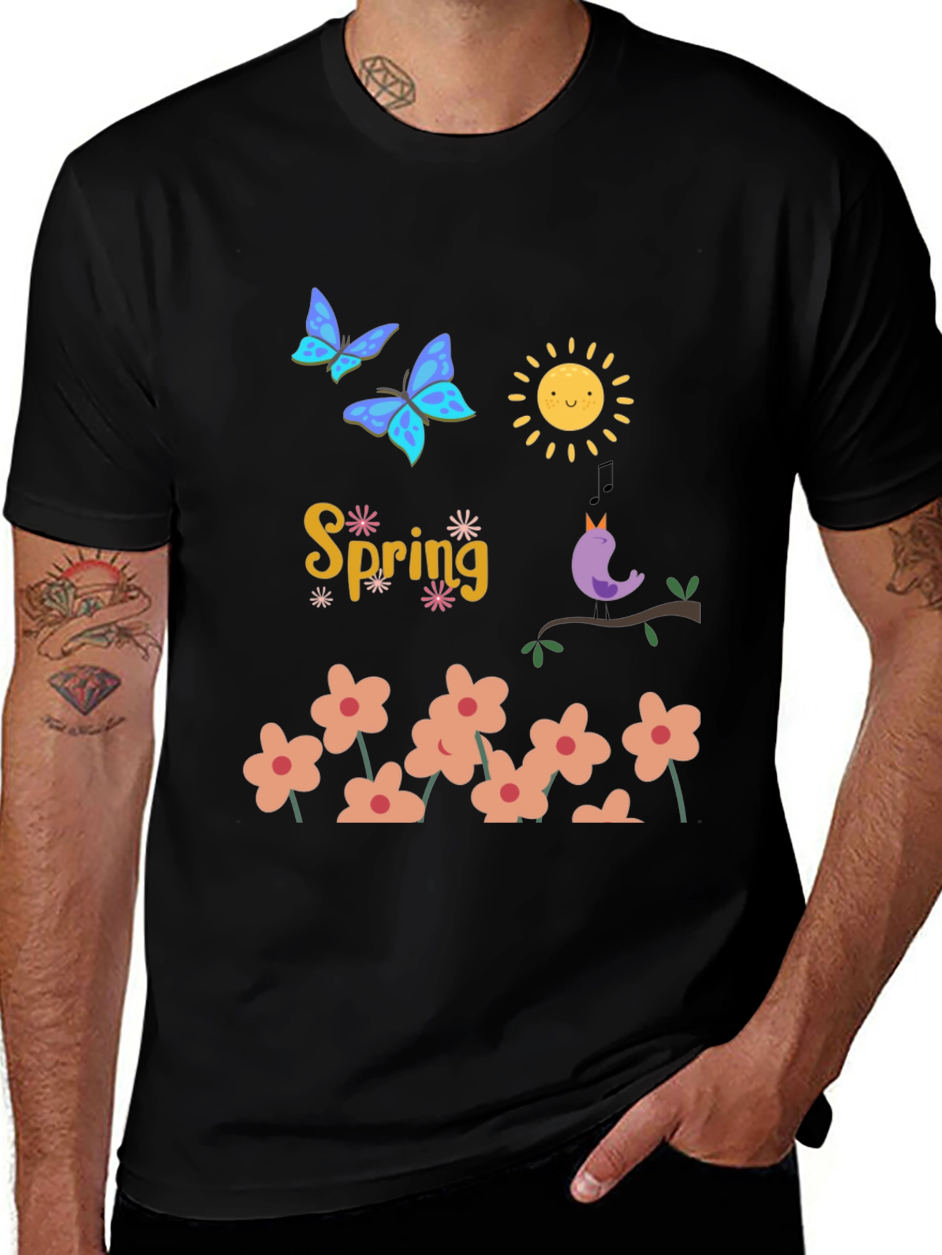 Variant 18 of Springtime Graphic T-Shirt