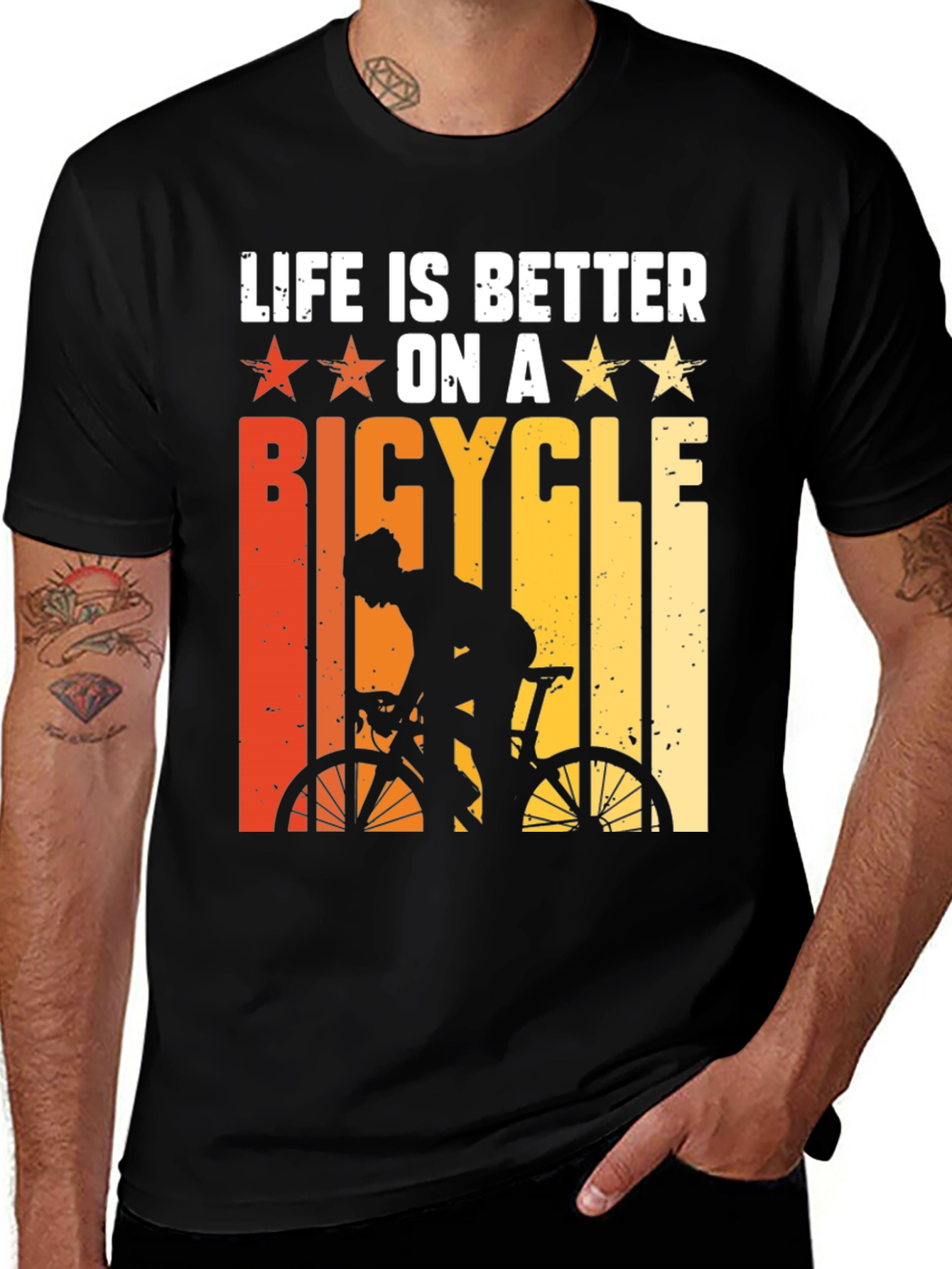 Life is Better on a Bicycle T-Shirt