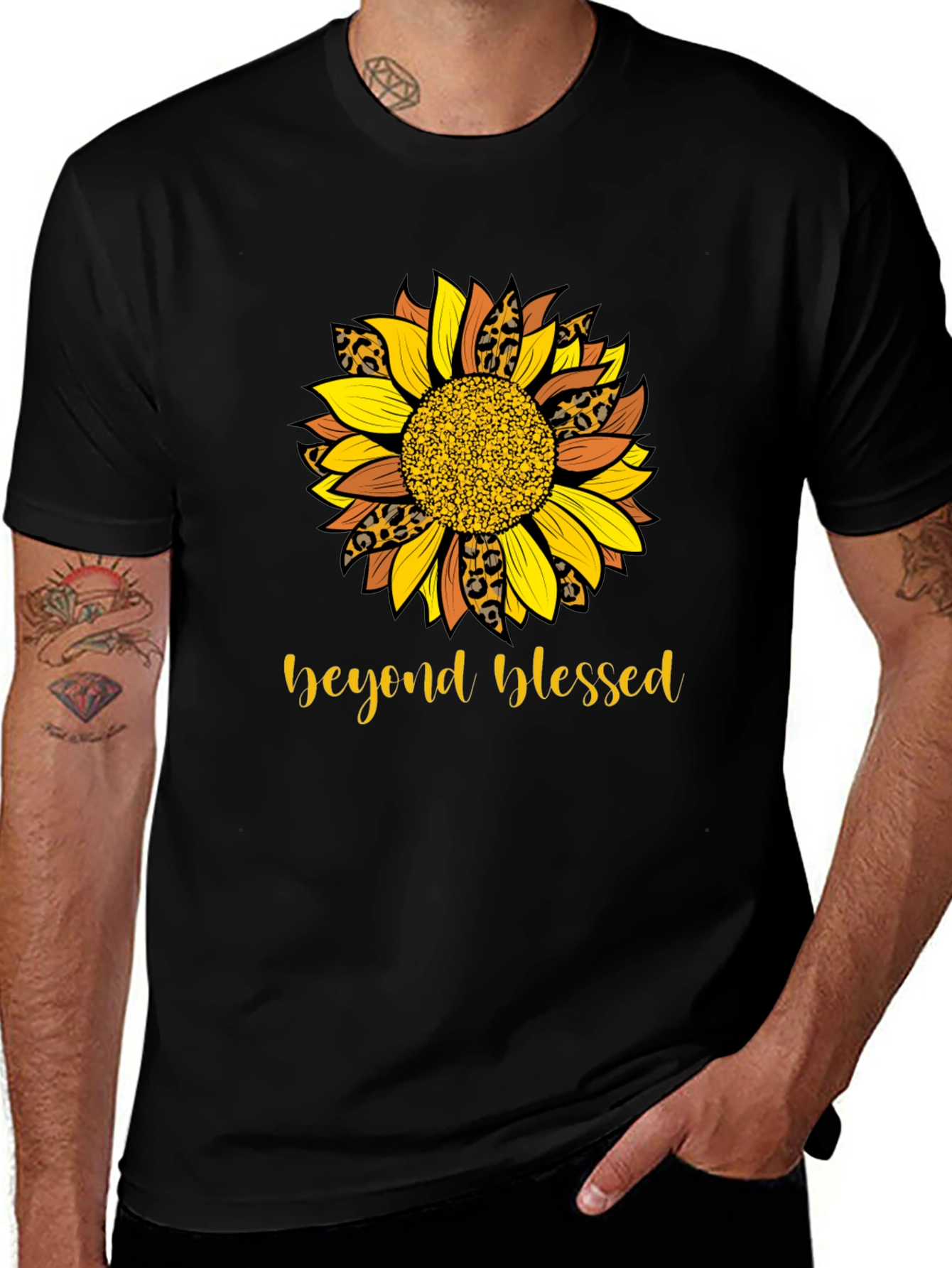 Variant 19 of Beyond Blessed Sunflower Graphic Tee
