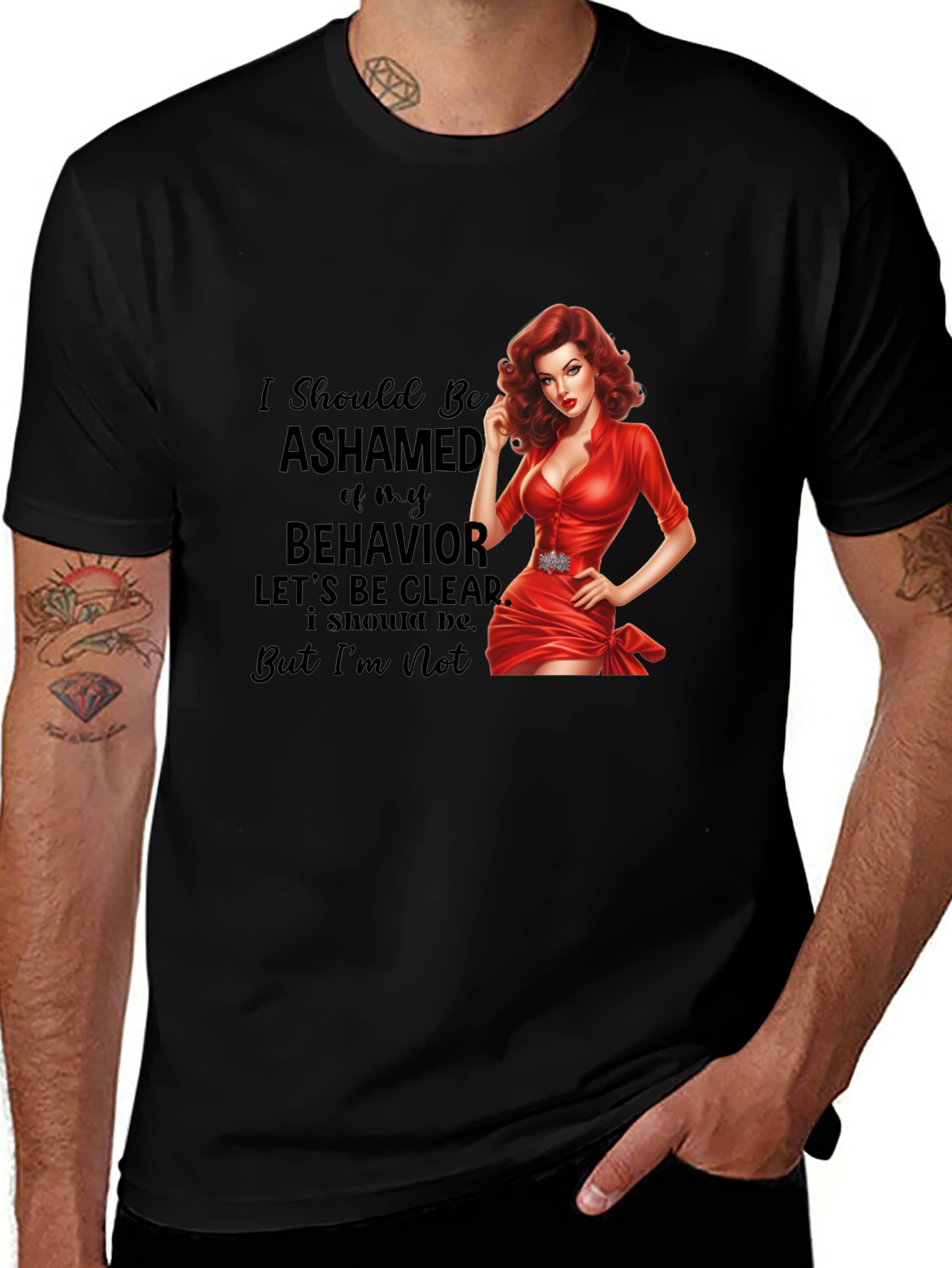 Variant 2 of Sassy Graphic Tee - Unapologetic Attitude