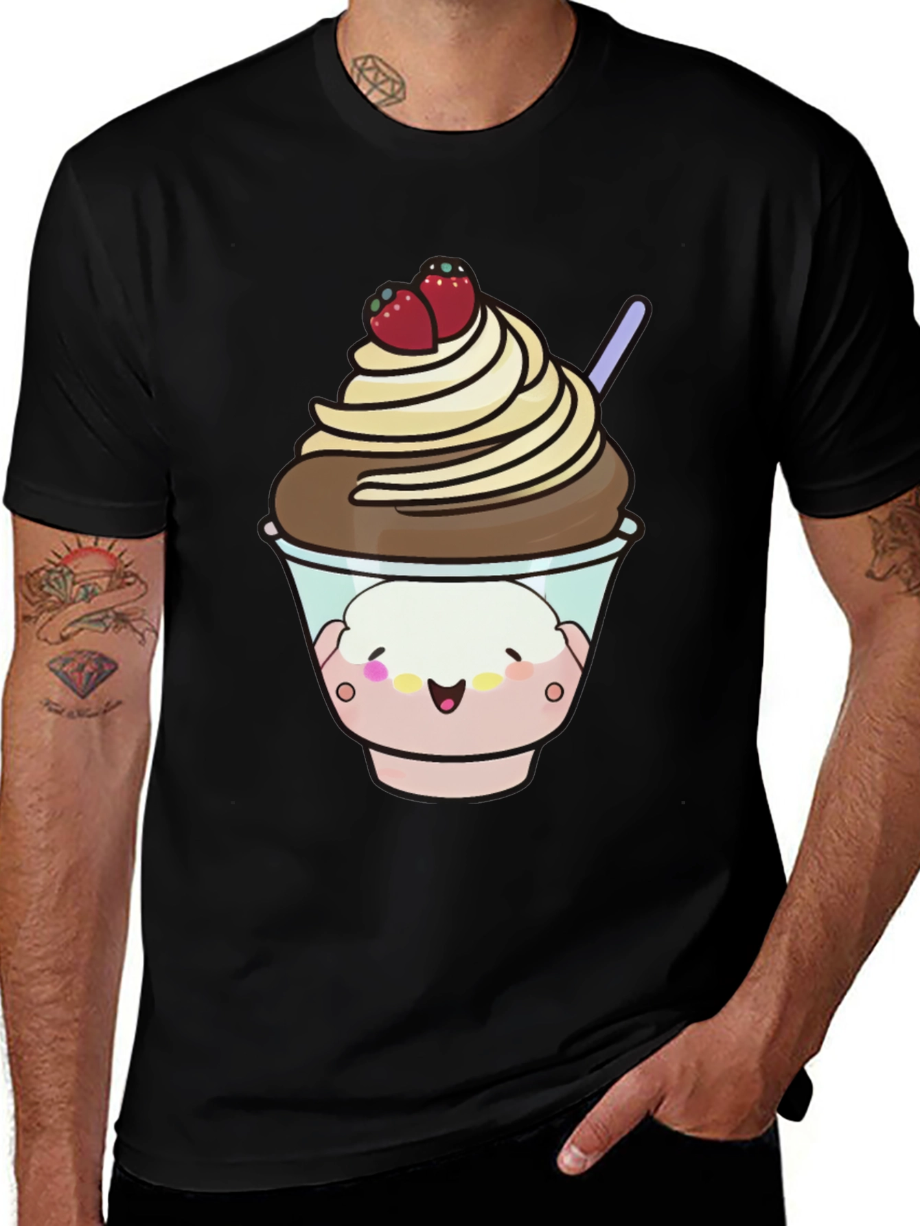 Variant 19 of Kawaii Dessert T-Shirt - Cute Anime Food Tee