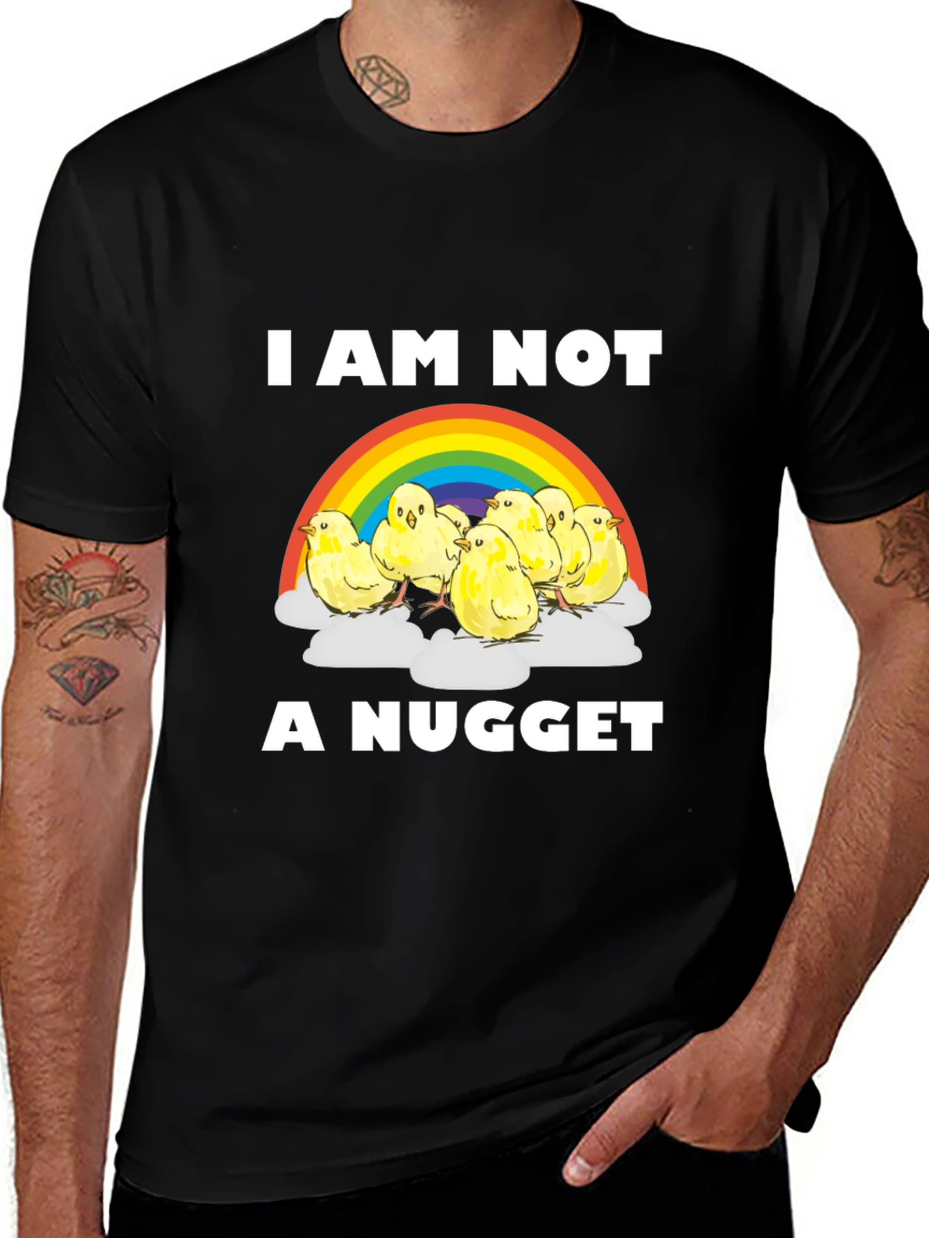 Variant 14 of I Am Not A Nugget T-Shirt
