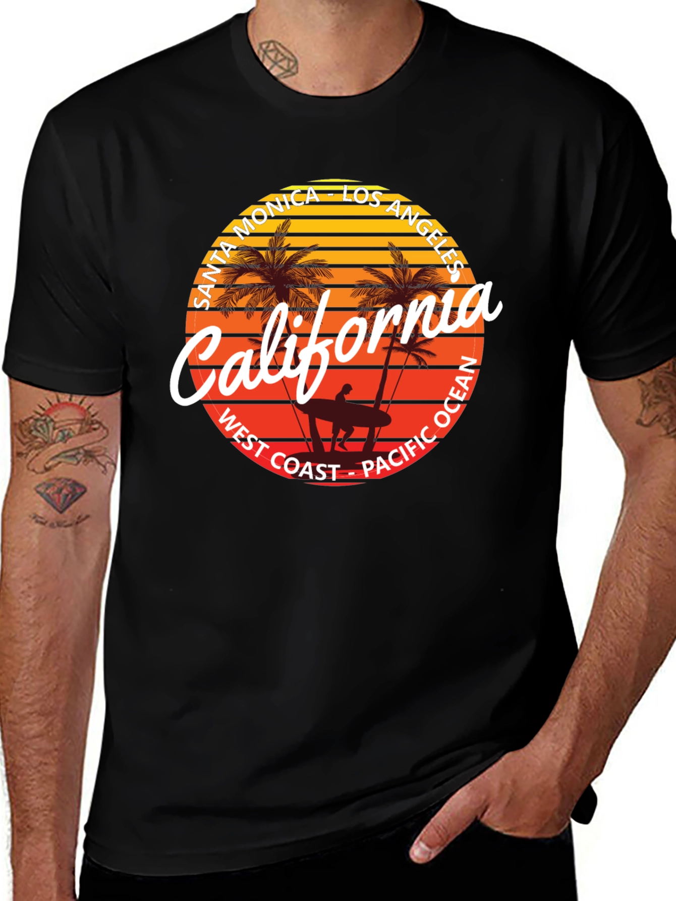 Variant 15 of California Sunset Graphic Tee