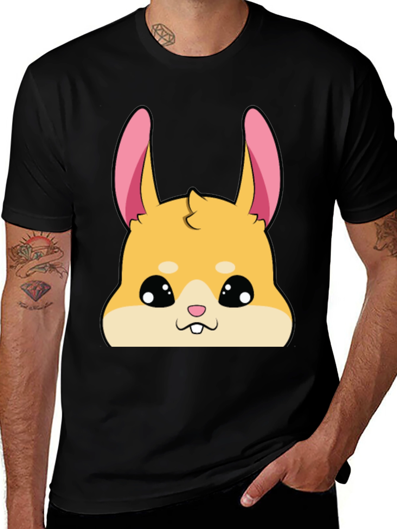 Variant 26 of Cute Hamster Graphic Tee - Soft Cotton Blend