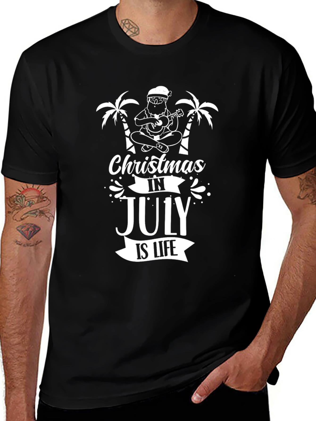 Christmas in July T-Shirt - Festive Summer Tee