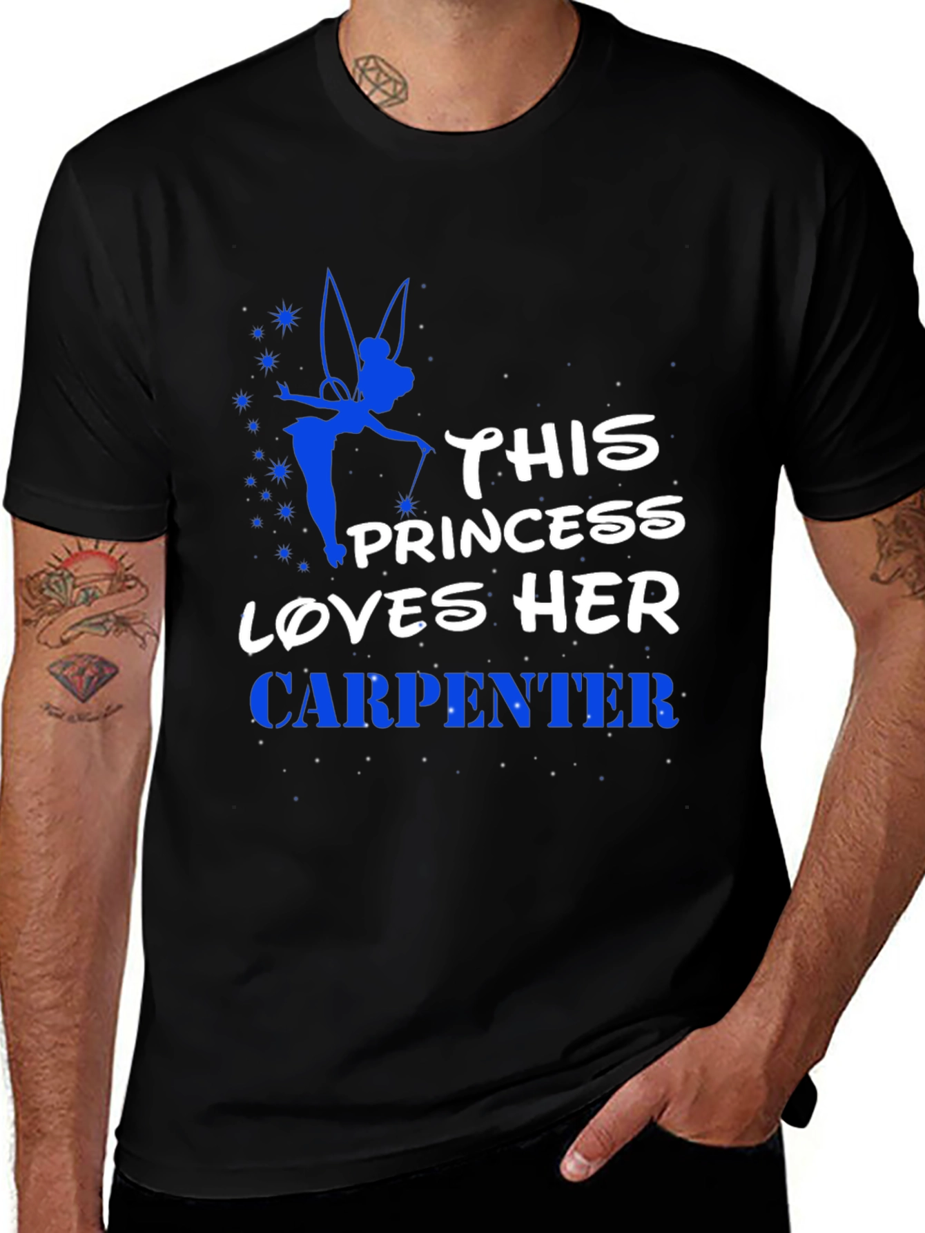 Variant 28 of Princess Loves Her Carpenter Graphic Tee