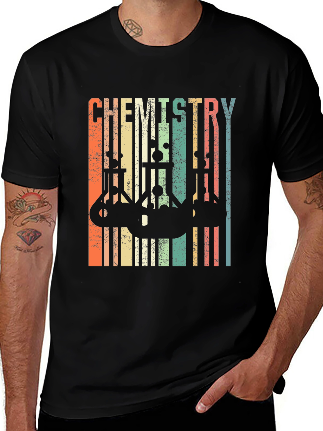Variant 18 of Chemistry Retro Graphic T-Shirt