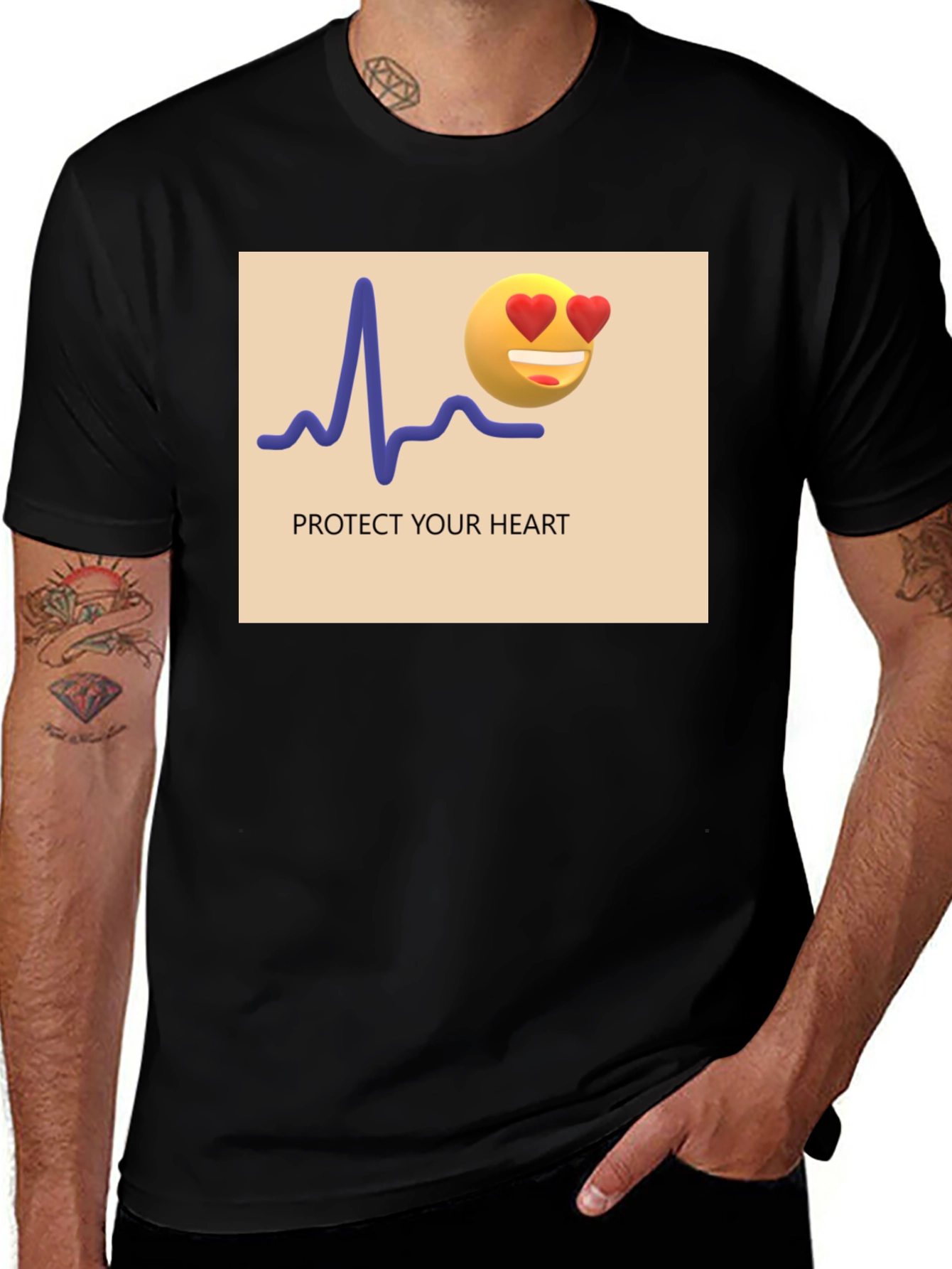 Variant 2 of Protect Your Heart Graphic T-Shirt