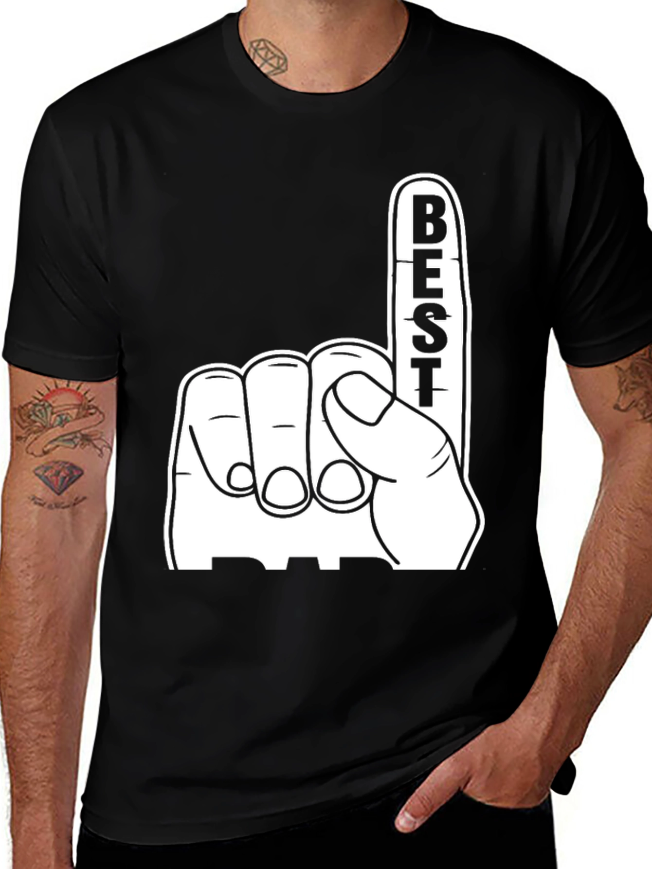 Variant 19 of Best Dad T-Shirt - Novelty Gift for Fathers